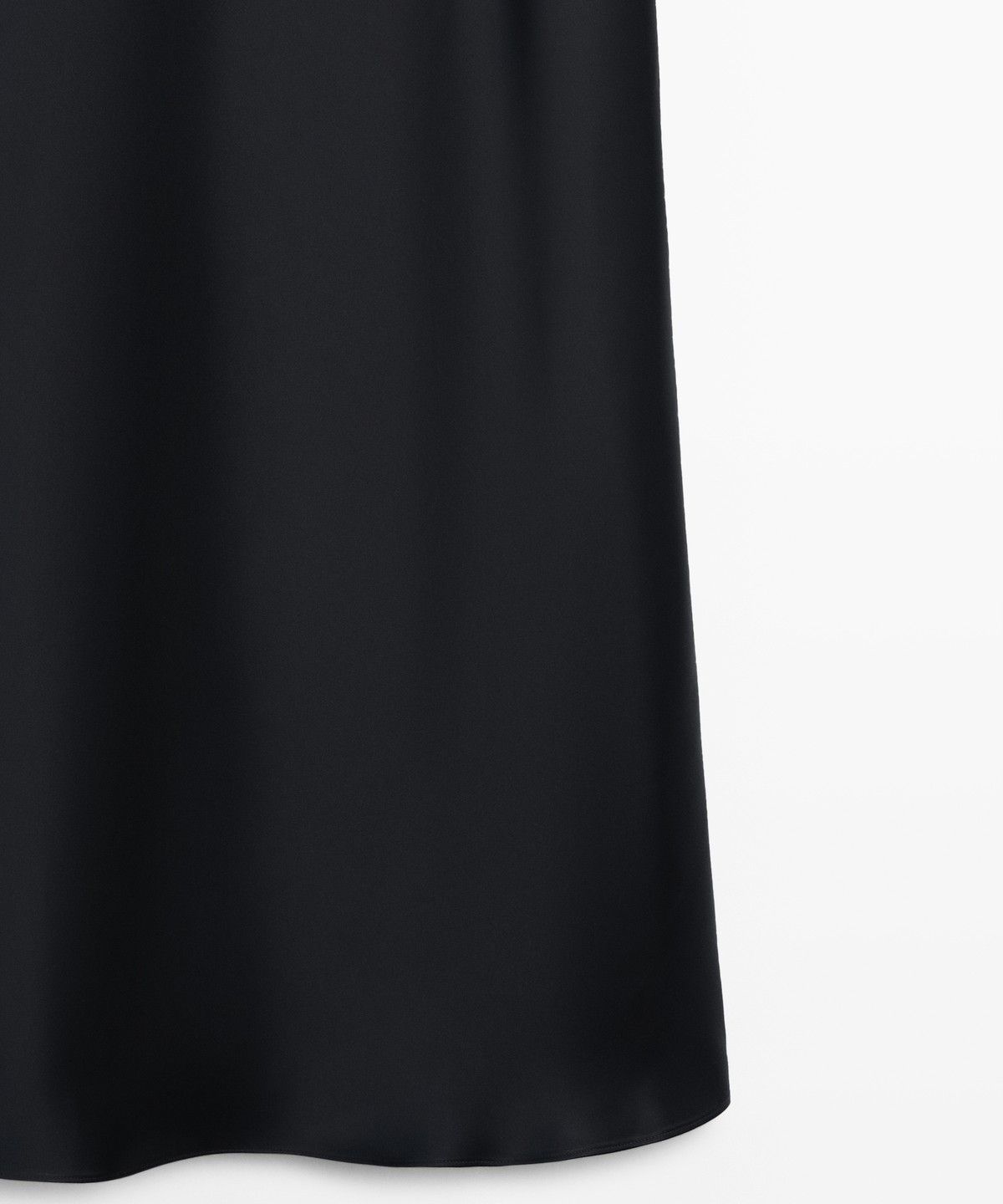 마시모두띠(MASSIMO DUTTI) 새틴 크링클 미디 원피스