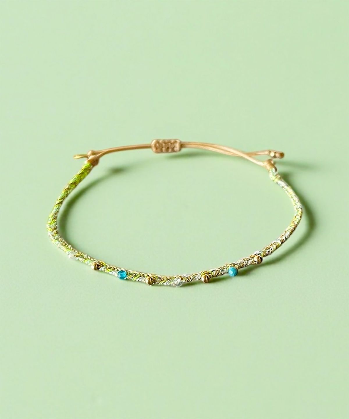 림바(RIMBA) [Leju] Handmade Velvet Bracelet - semiprecious stones