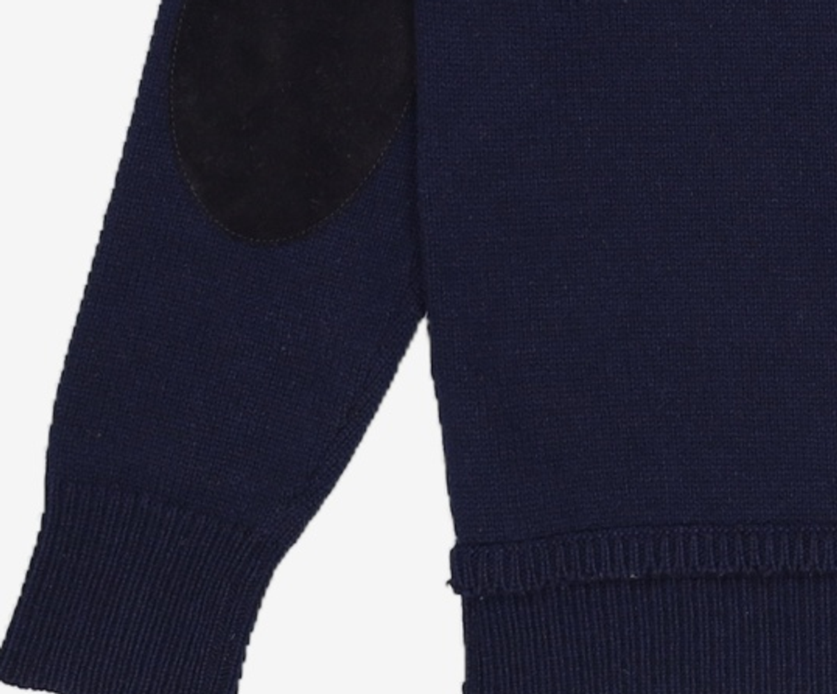 메종 마르지엘라(MAISON MARGIELA) 백 4 스티치 엘보 패치 니트 M