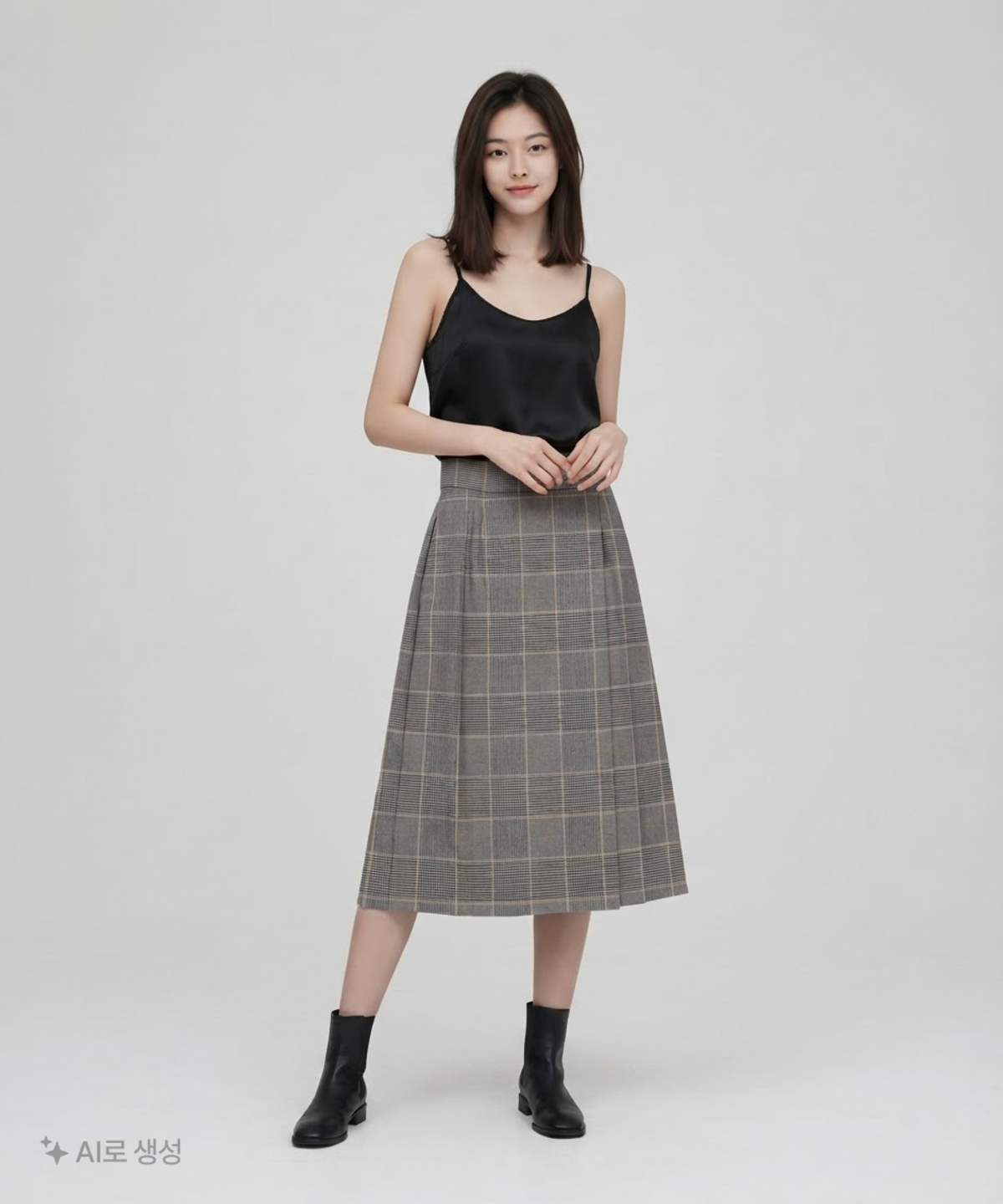 유니클로(UNIQLO) 미디스커트 S