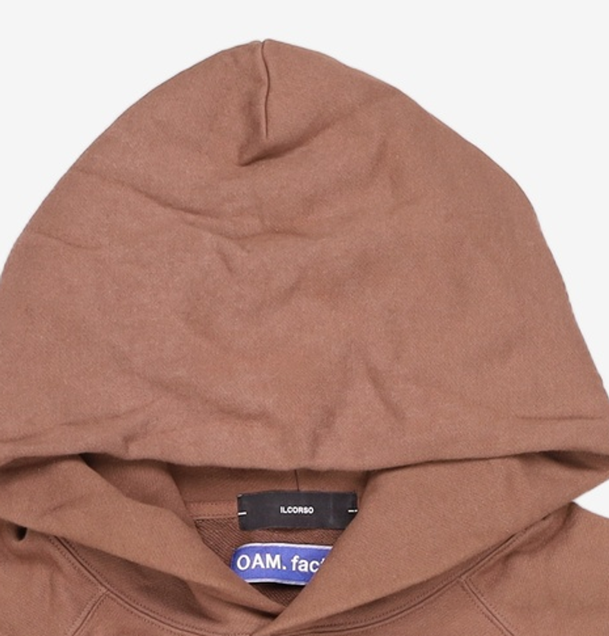 일꼬르소(IL CORSO) [oam.factory X ILCORSO] 콘트라스트 셔링 후드 티셔츠 00M