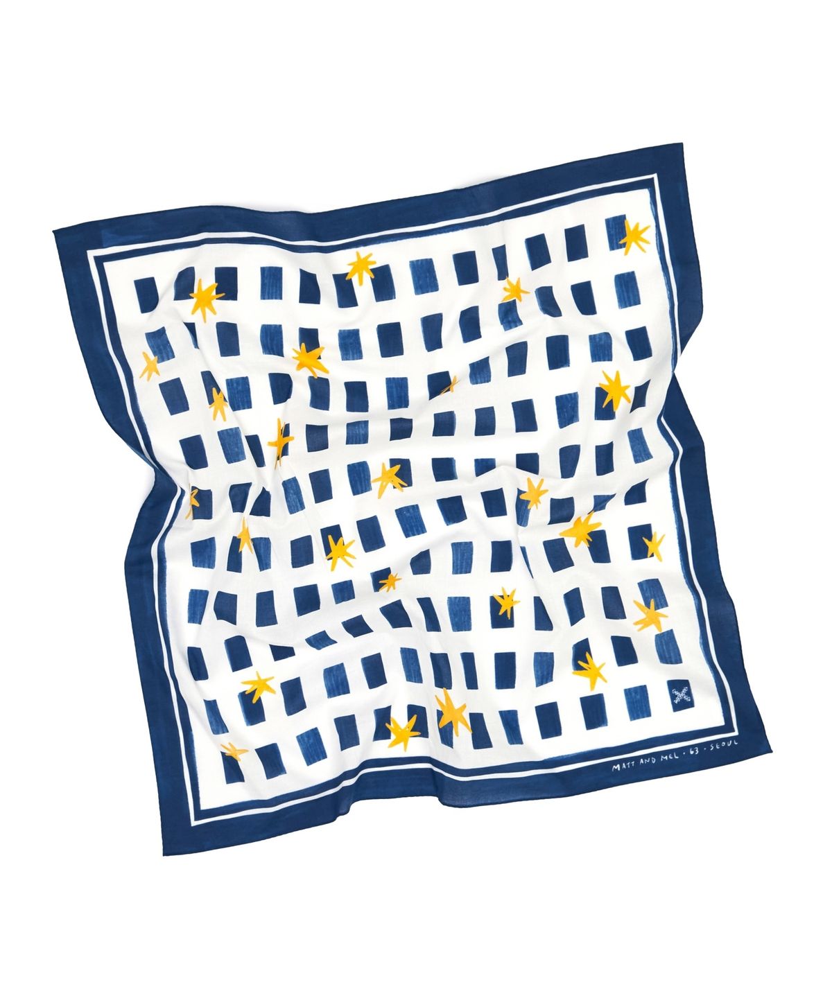 멧앤멜(MATT AND MEL) [Scarf] 63 Lights - Blue