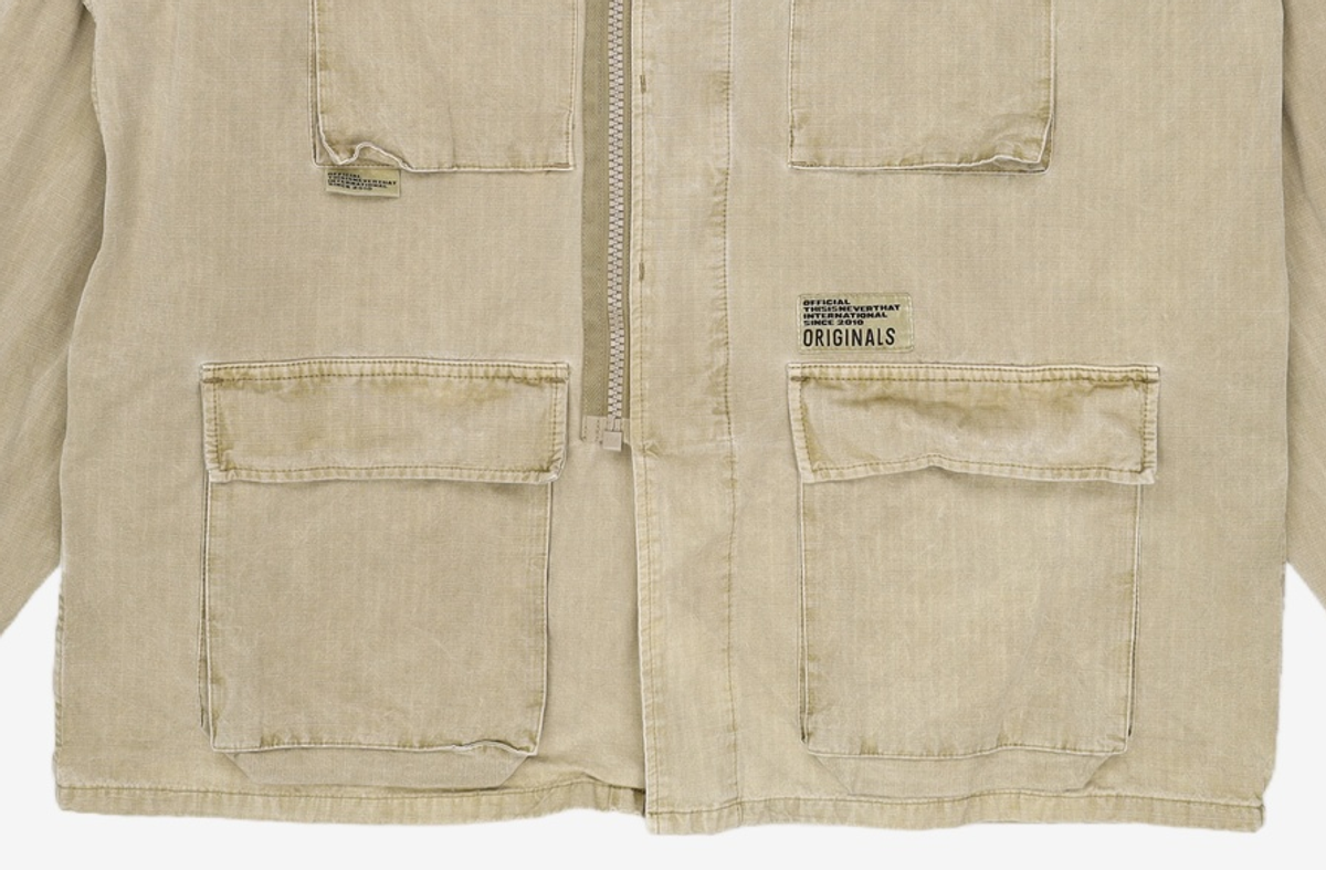 디스이즈네버댓(THISISNEVERTHAT) Overdyed BDU Jacket L
