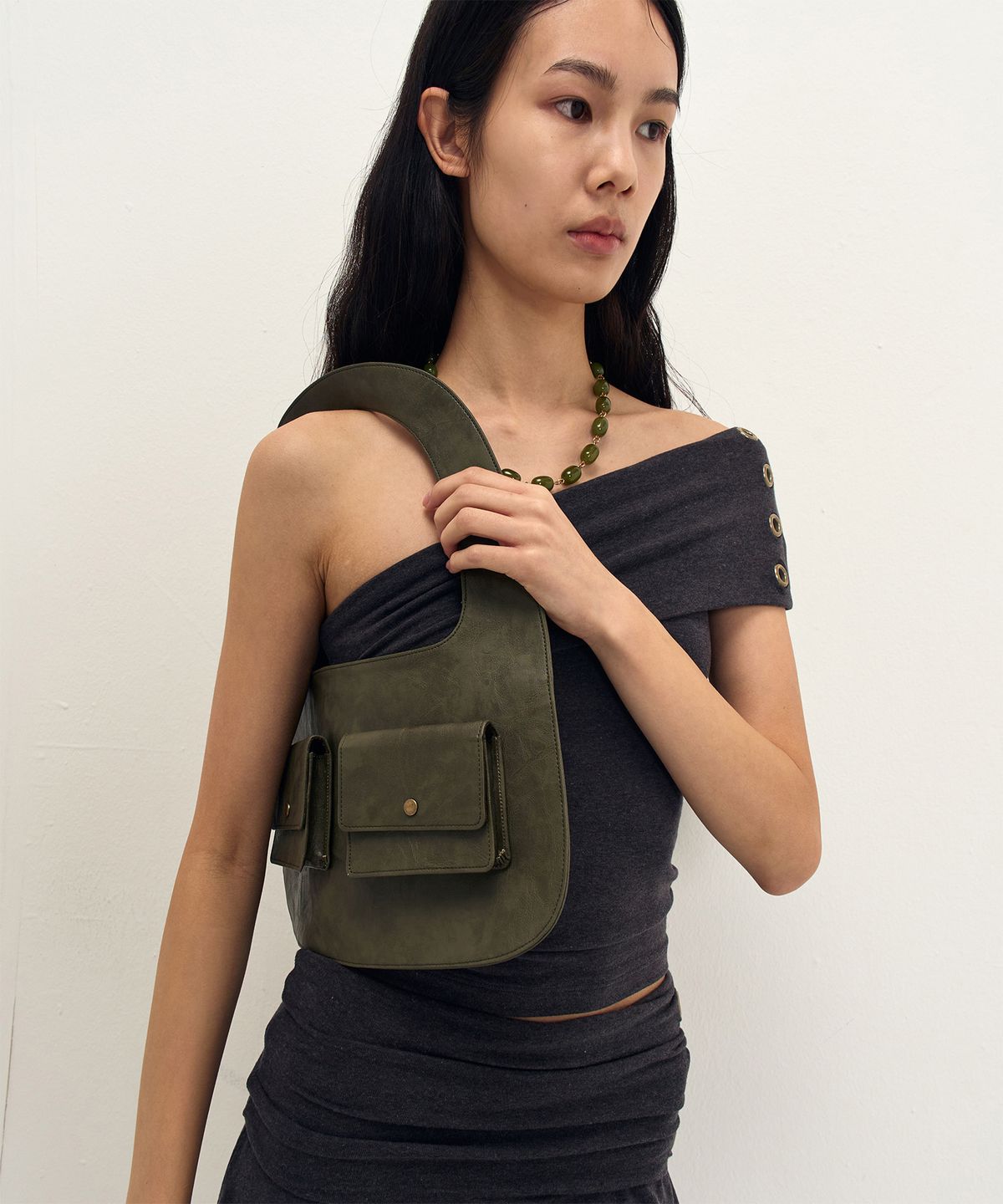 지지비샤(JIJIVISHA) BUBBLE POCKET BAG -2COLOR