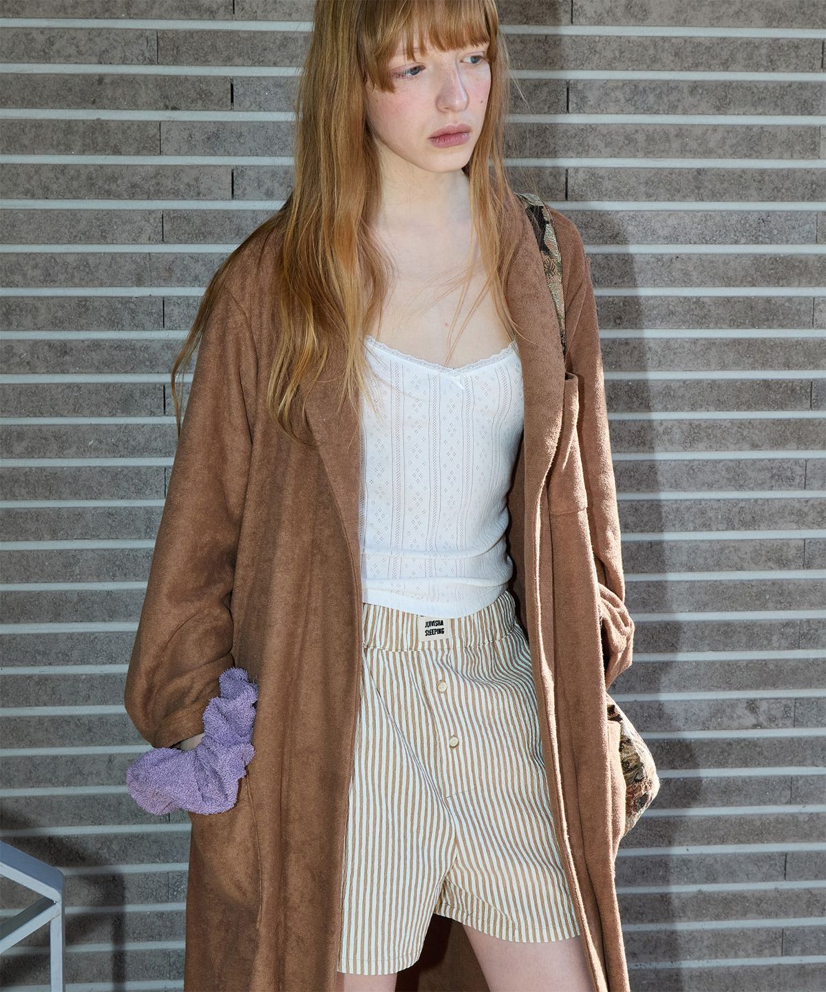 지지비샤(JIJIVISHA) SUNFLOWER SLEEPING TRUNK (BROWN)