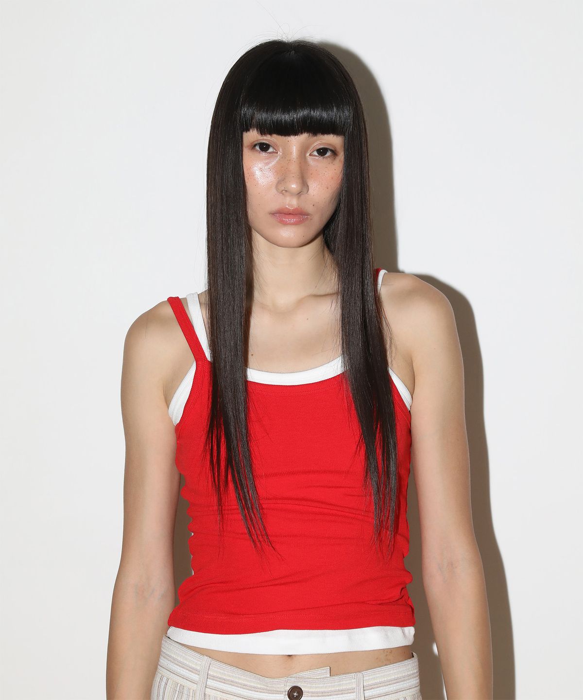 지지비샤(JIJIVISHA) RIO SLEEVELESS (RED)