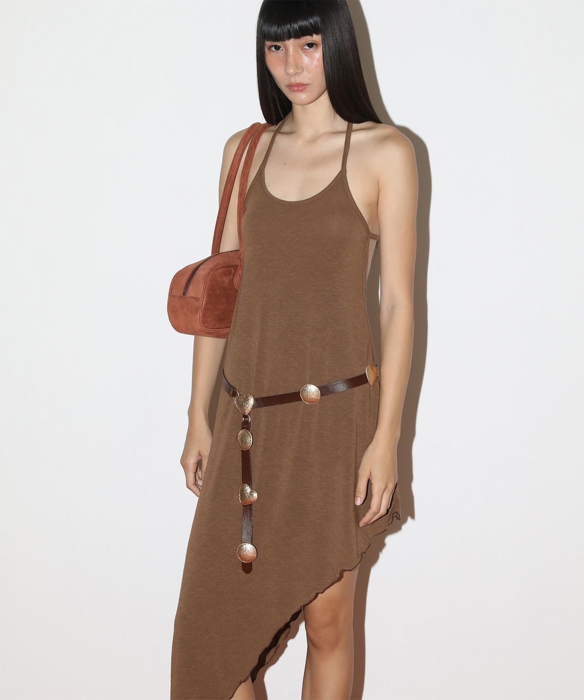 지지비샤(JIJIVISHA) RUBY SHOULDER BAG (RED BROWN)