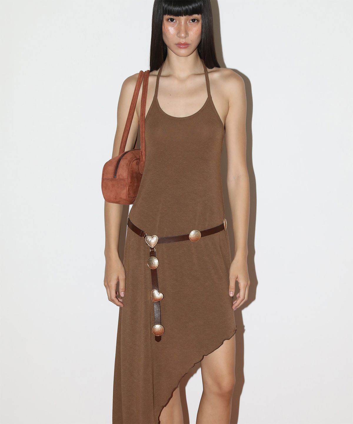 지지비샤(JIJIVISHA) RUBY SHOULDER BAG (RED BROWN)