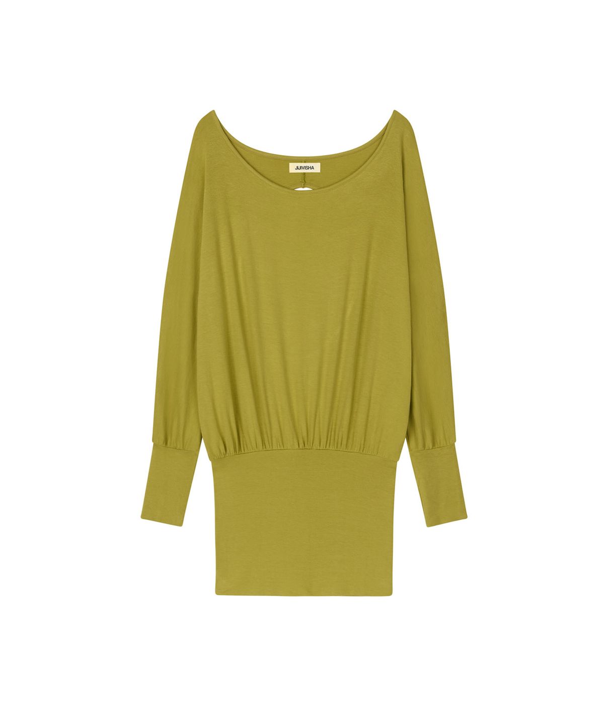 지지비샤(JIJIVISHA) BACKLESS LONG SLEEVE TEE (GREEN)