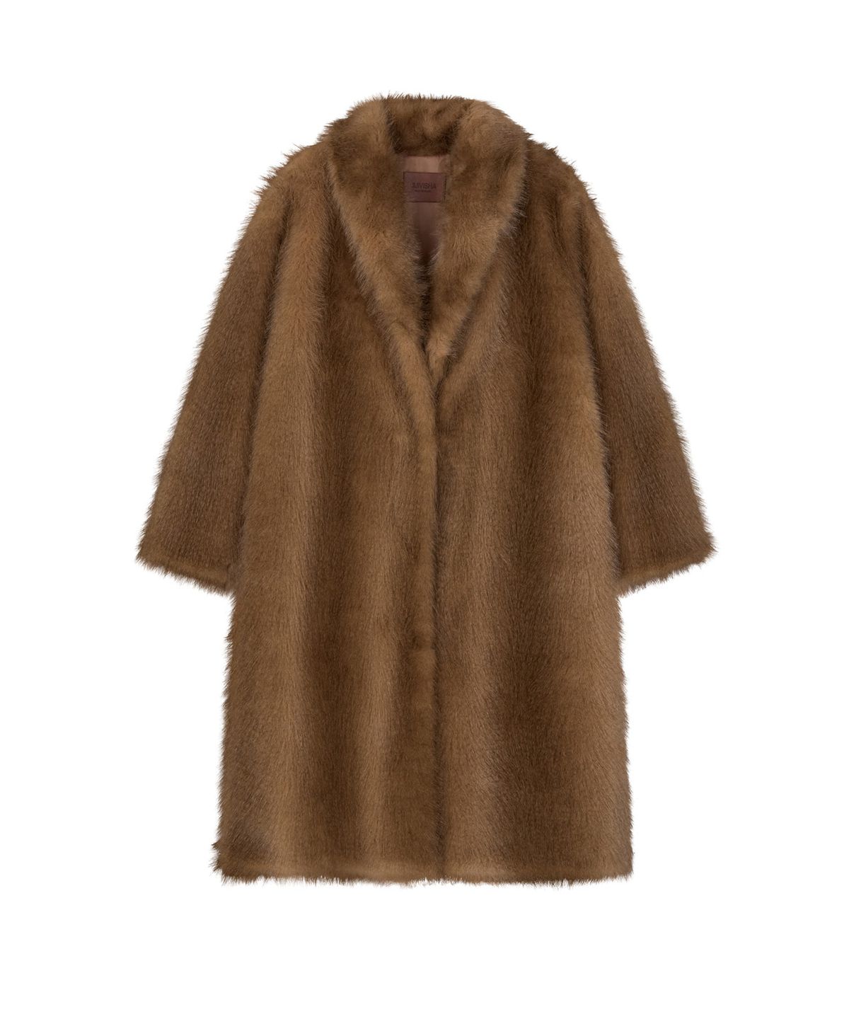 지지비샤(JIJIVISHA) MIA LONG FUR JACKET (BEIGE)