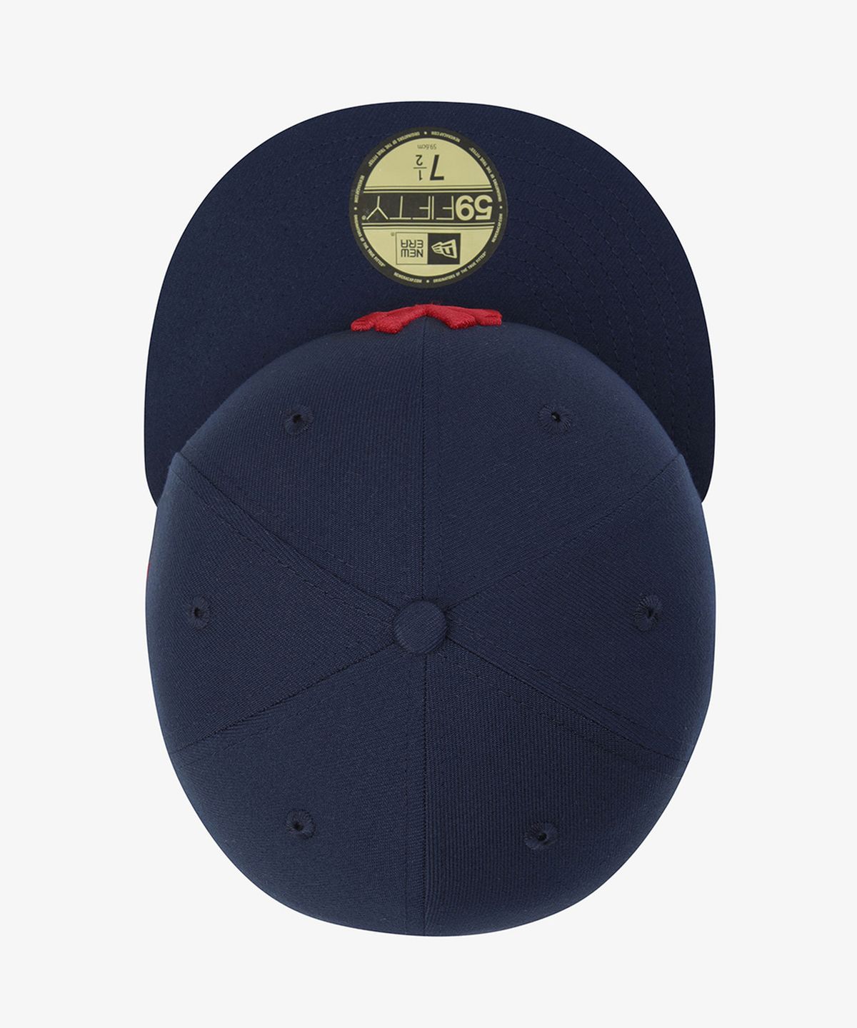 뉴에라(NEW ERA) MLB 뉴욕 양키스 컬러 포인트 피티드캡 블루/레드 15411780