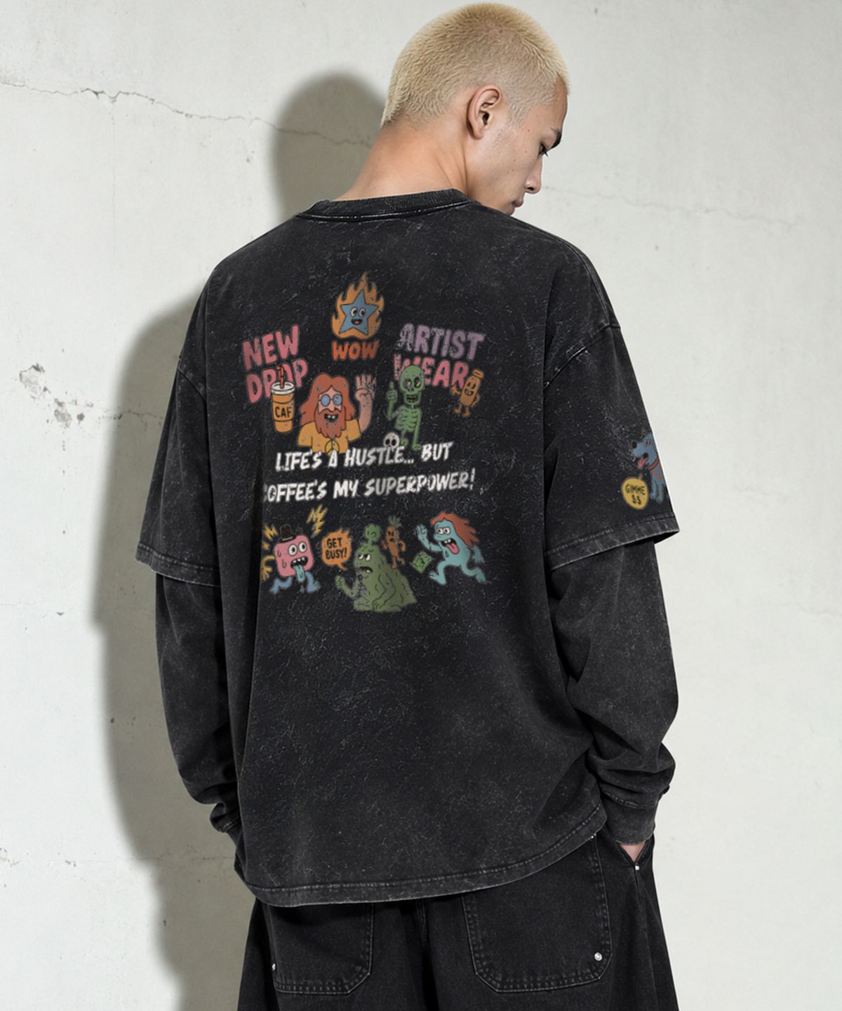 아티스트웨어(ARTISTWEAR) 허슬부르 긴팔티