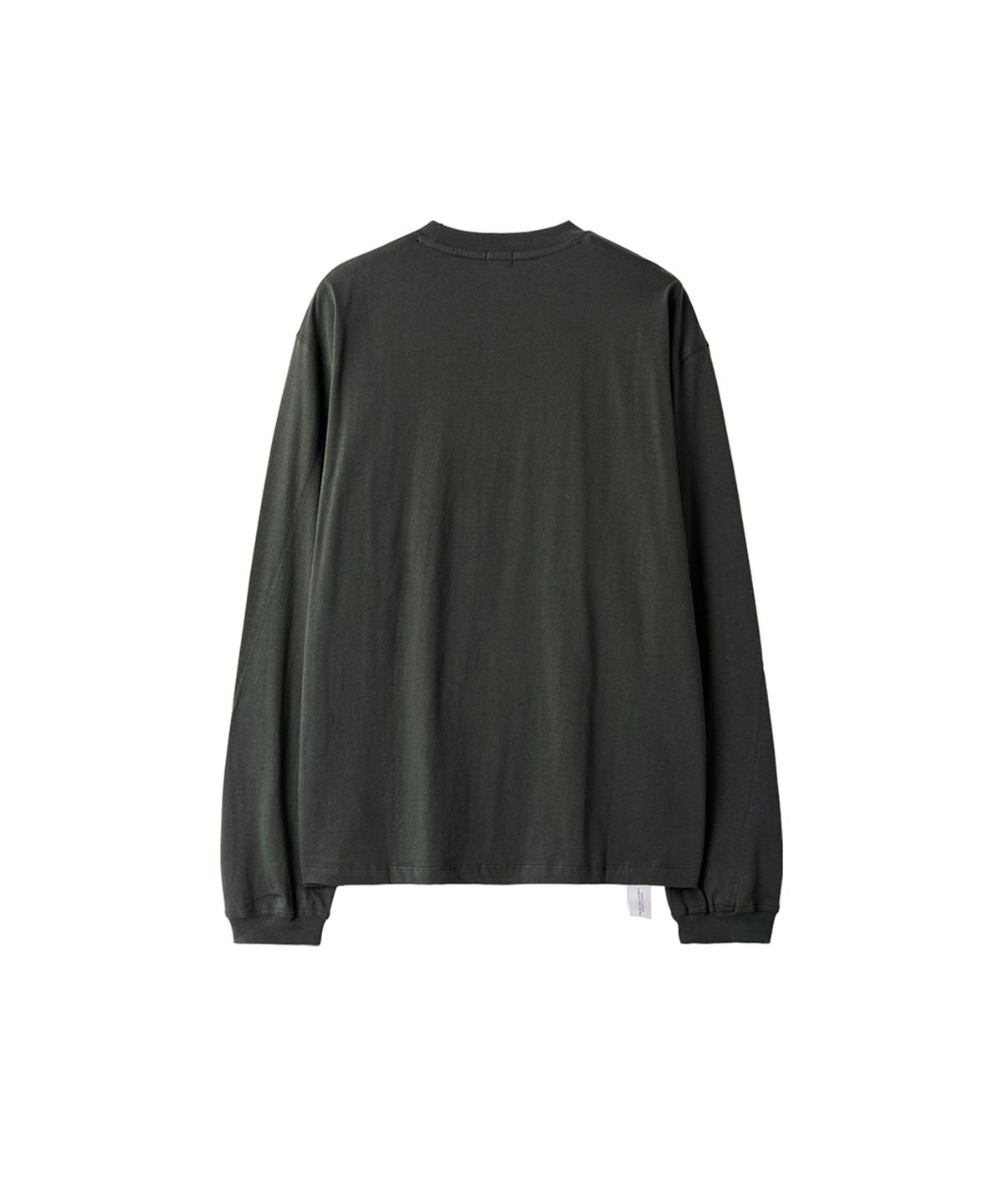 유체 프레타 포르테(YOUCHE PRET A PORTER) SI SLANT LONG SLEEVE TEE Moss Green