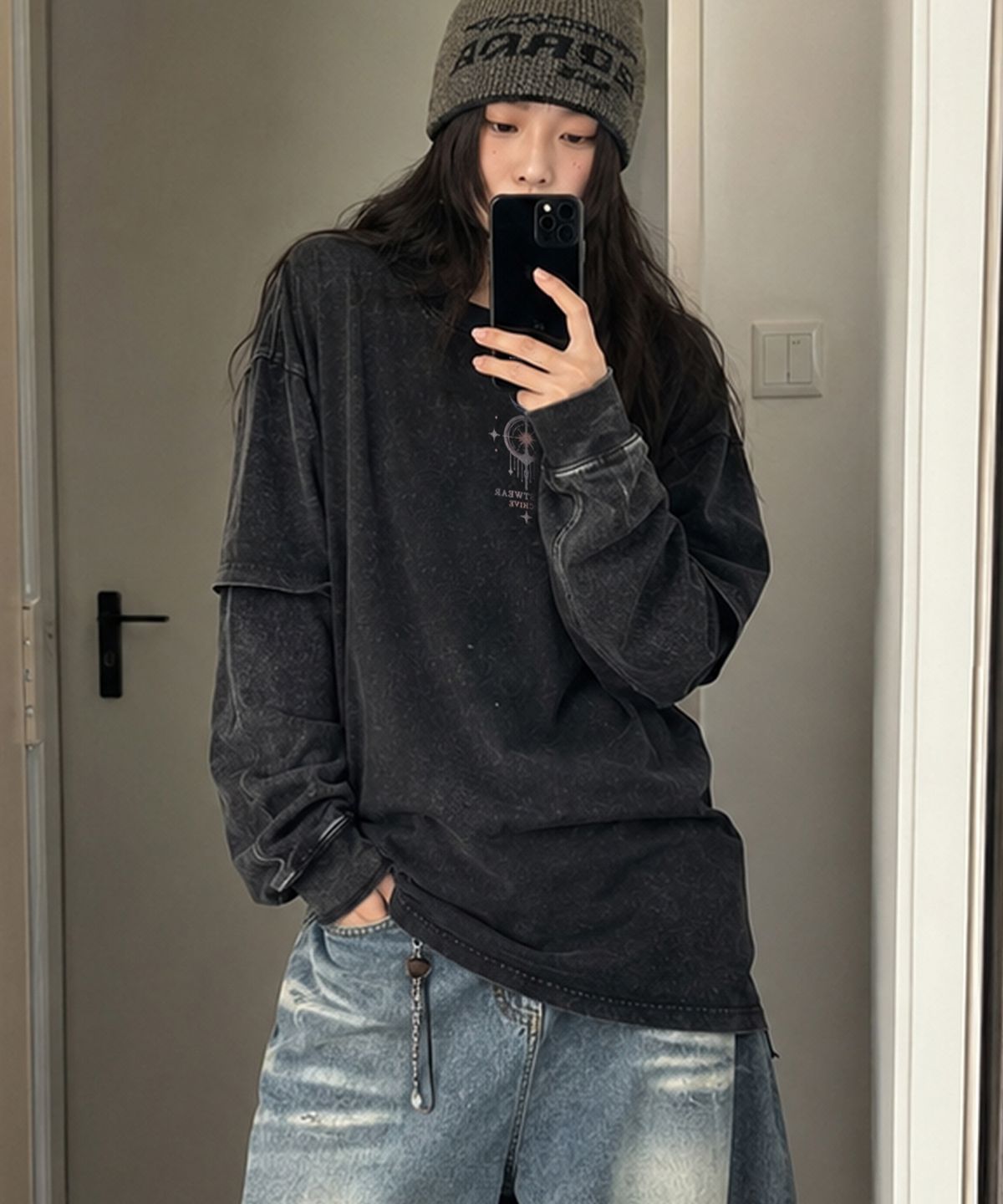 아티스트웨어(ARTISTWEAR) 루나 레이어드 긴팔티