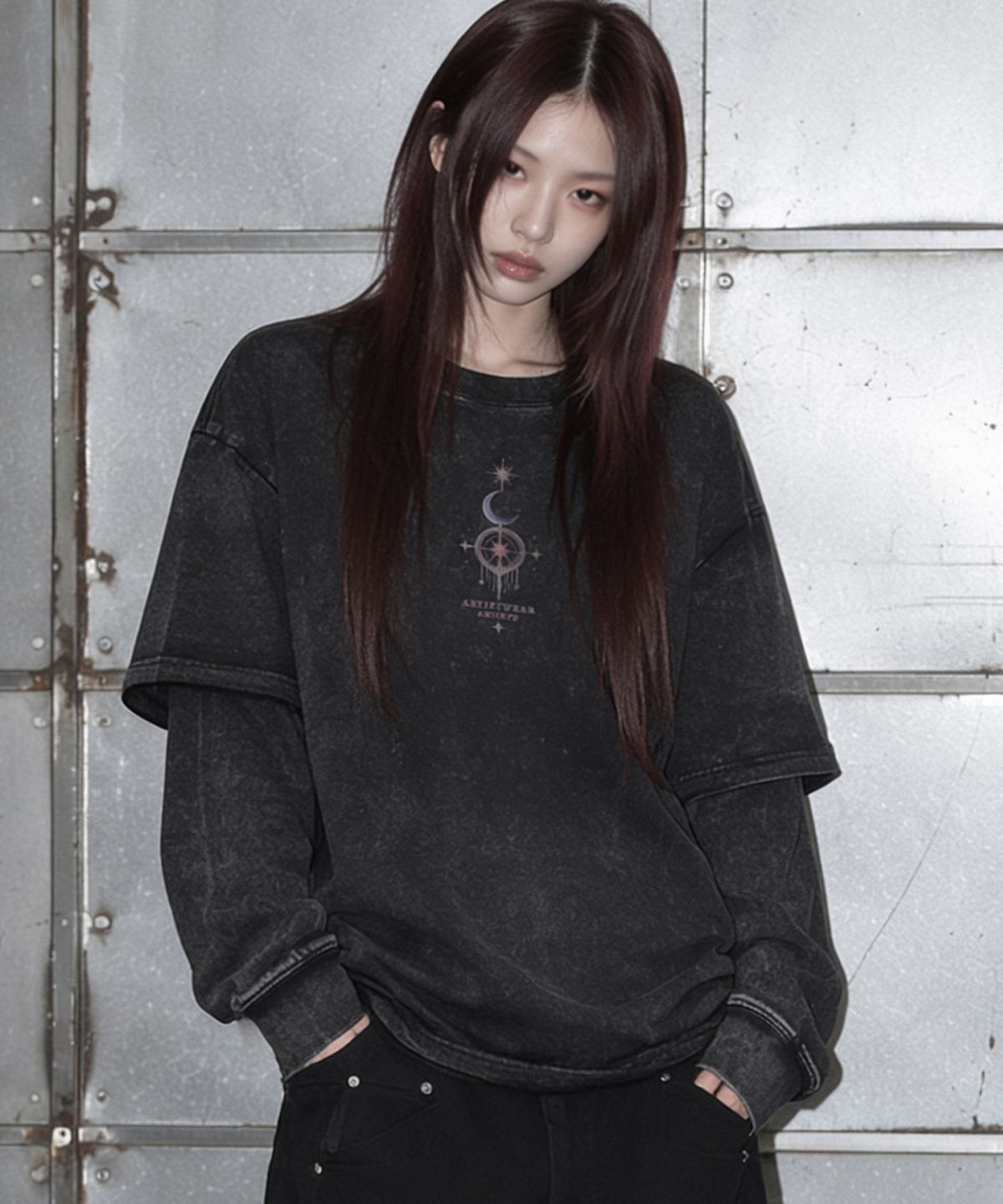 아티스트웨어(ARTISTWEAR) 루나 레이어드 긴팔티