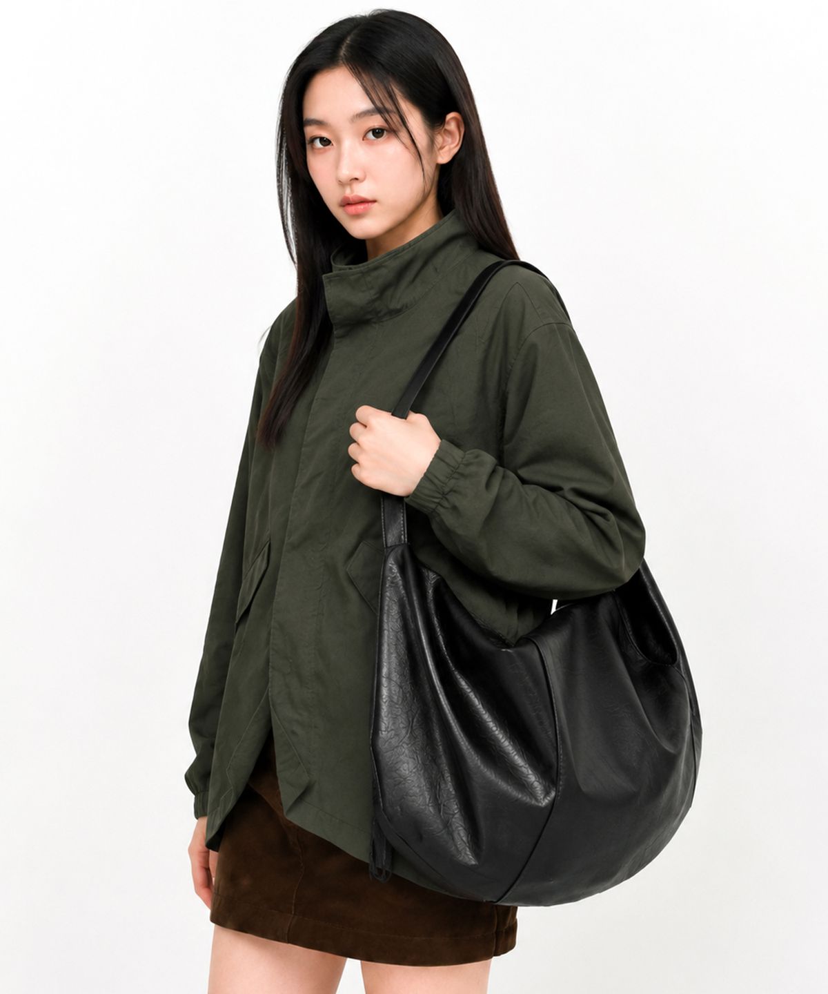 아티스트웨어(ARTISTWEAR) [ATW] 레더 크레센트 호보백