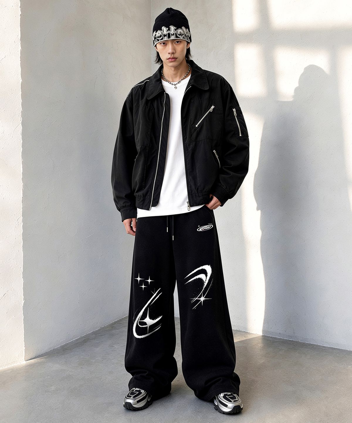 아티스트웨어(ARTISTWEAR) 오비트 와이드 밴딩 팬츠
