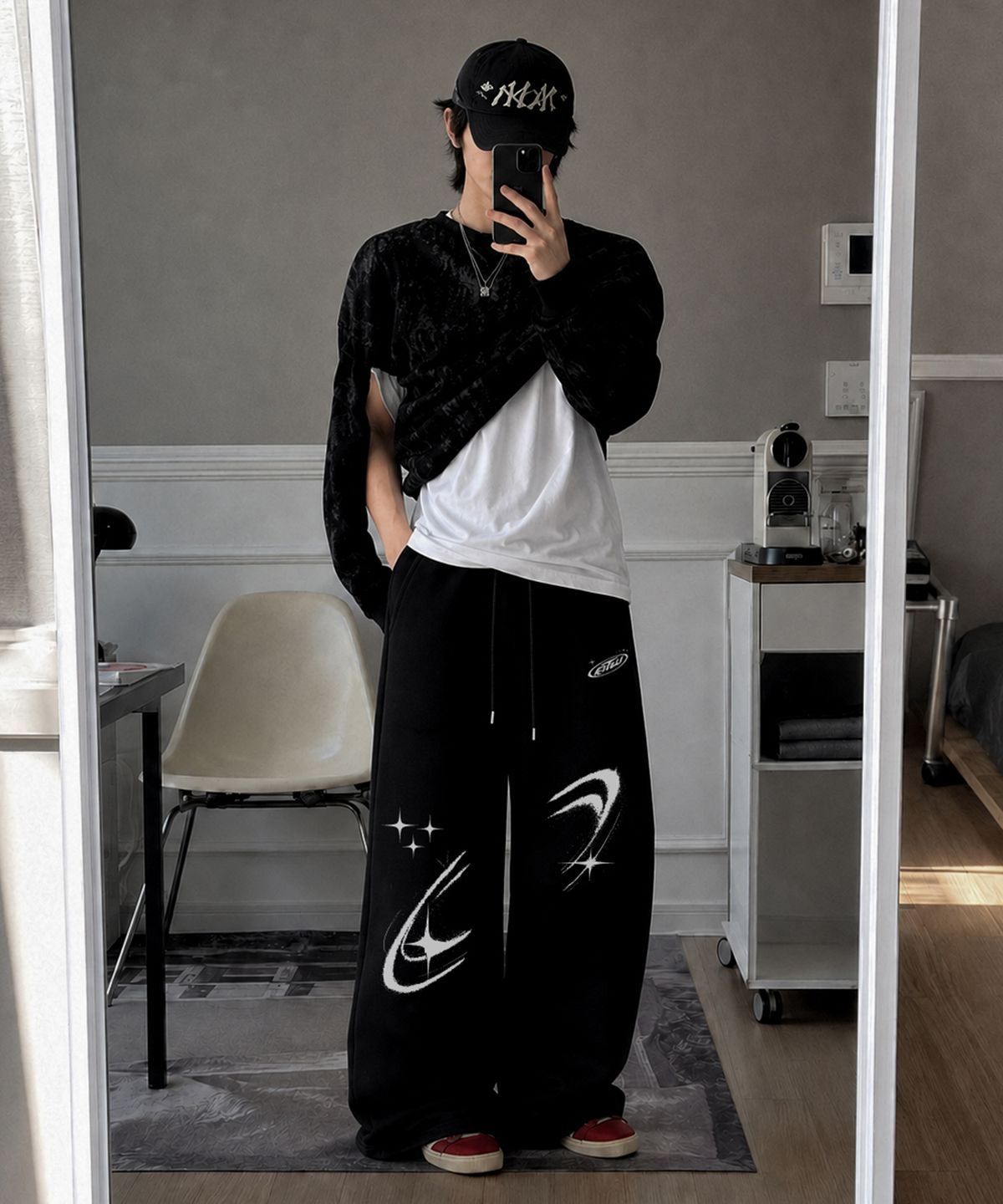 아티스트웨어(ARTISTWEAR) 오비트 와이드 밴딩 팬츠