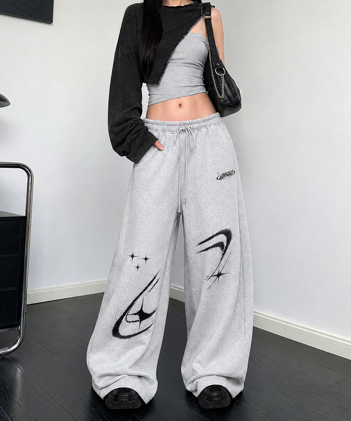 아티스트웨어(ARTISTWEAR) 오비트 와이드 밴딩 팬츠