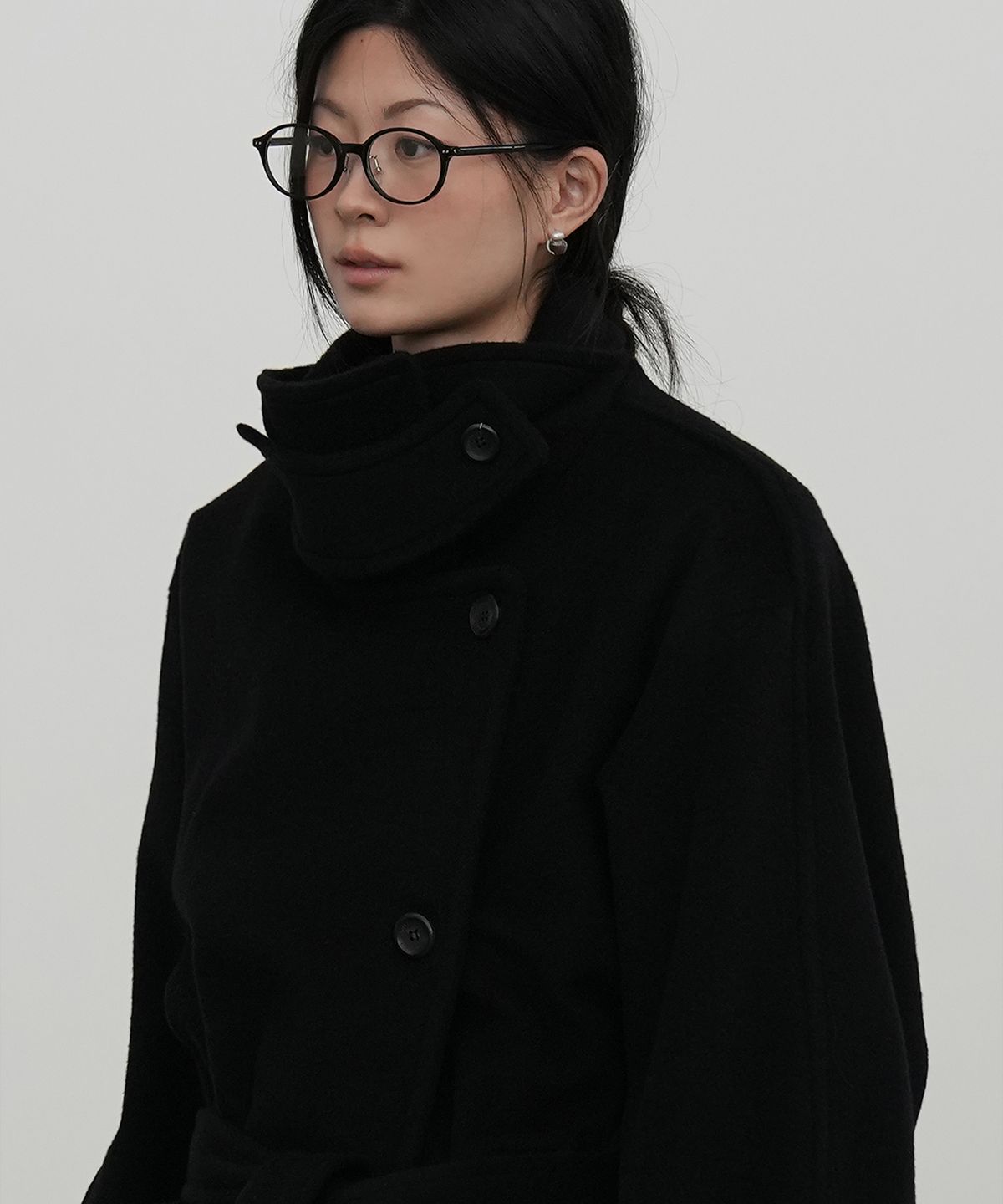 포트레이트서울(PORTRAITSEOUL) 포트레이트 맥시 코트 002_블랙