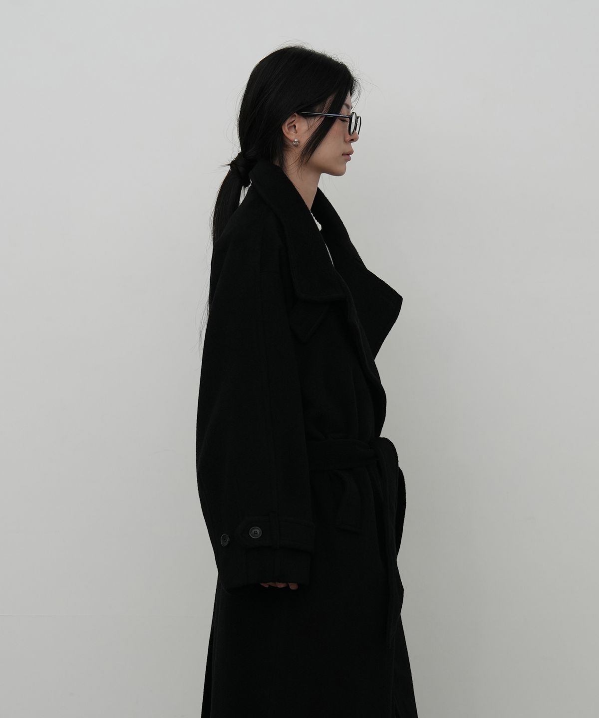 포트레이트서울(PORTRAITSEOUL) 포트레이트 맥시 코트 002_블랙