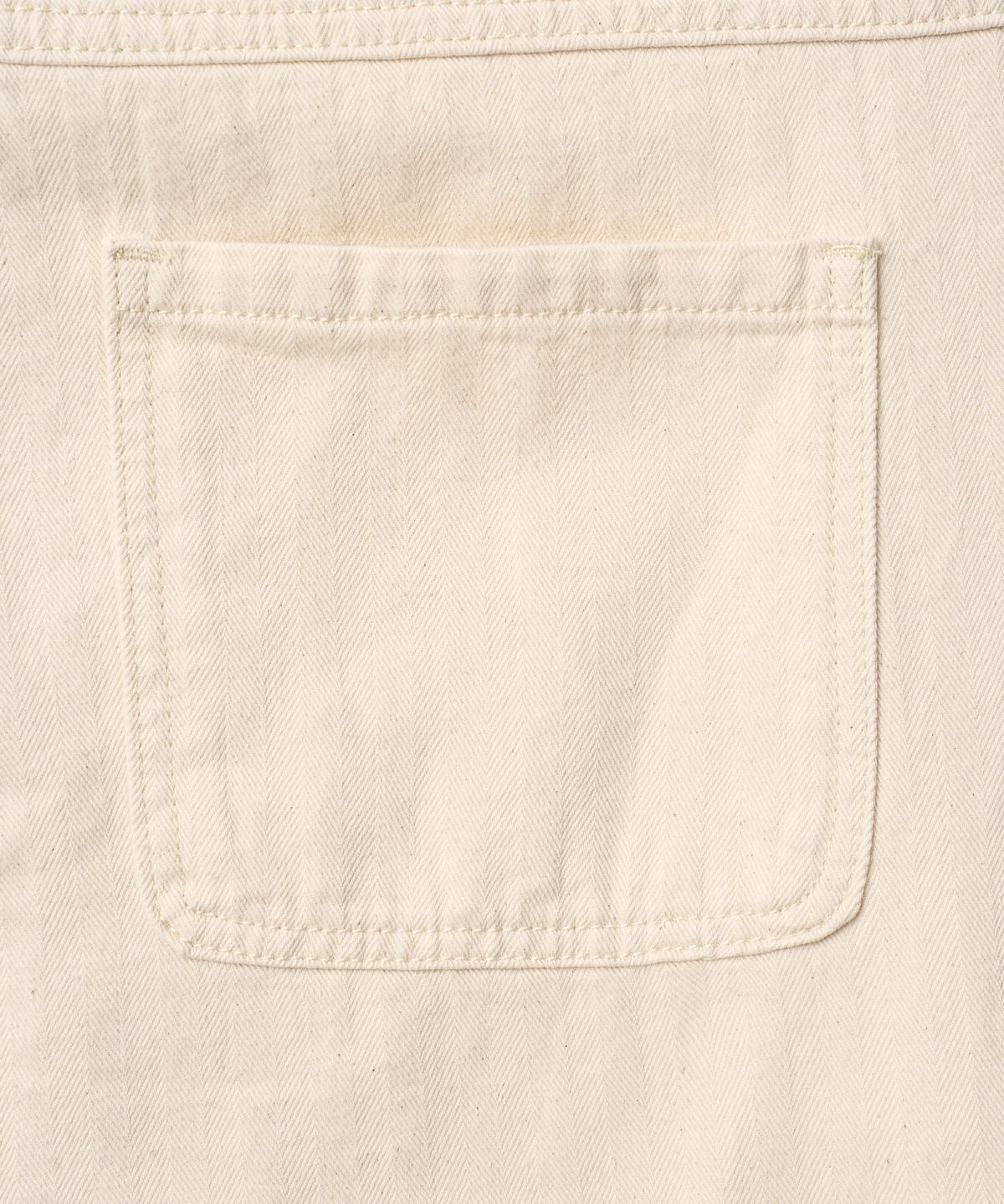 조질롱(JOJILONG) JN098 HERRINGBONE WORK PANT - NATURAL