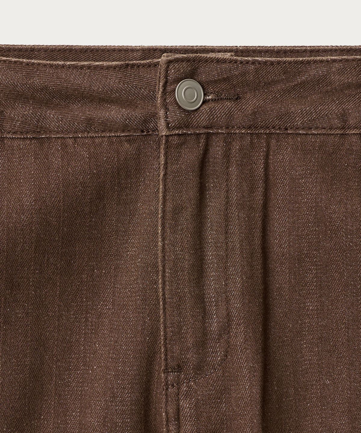 조질롱(JOJILONG) JN098 HERRINGBONE WORK PANT - WALNUT