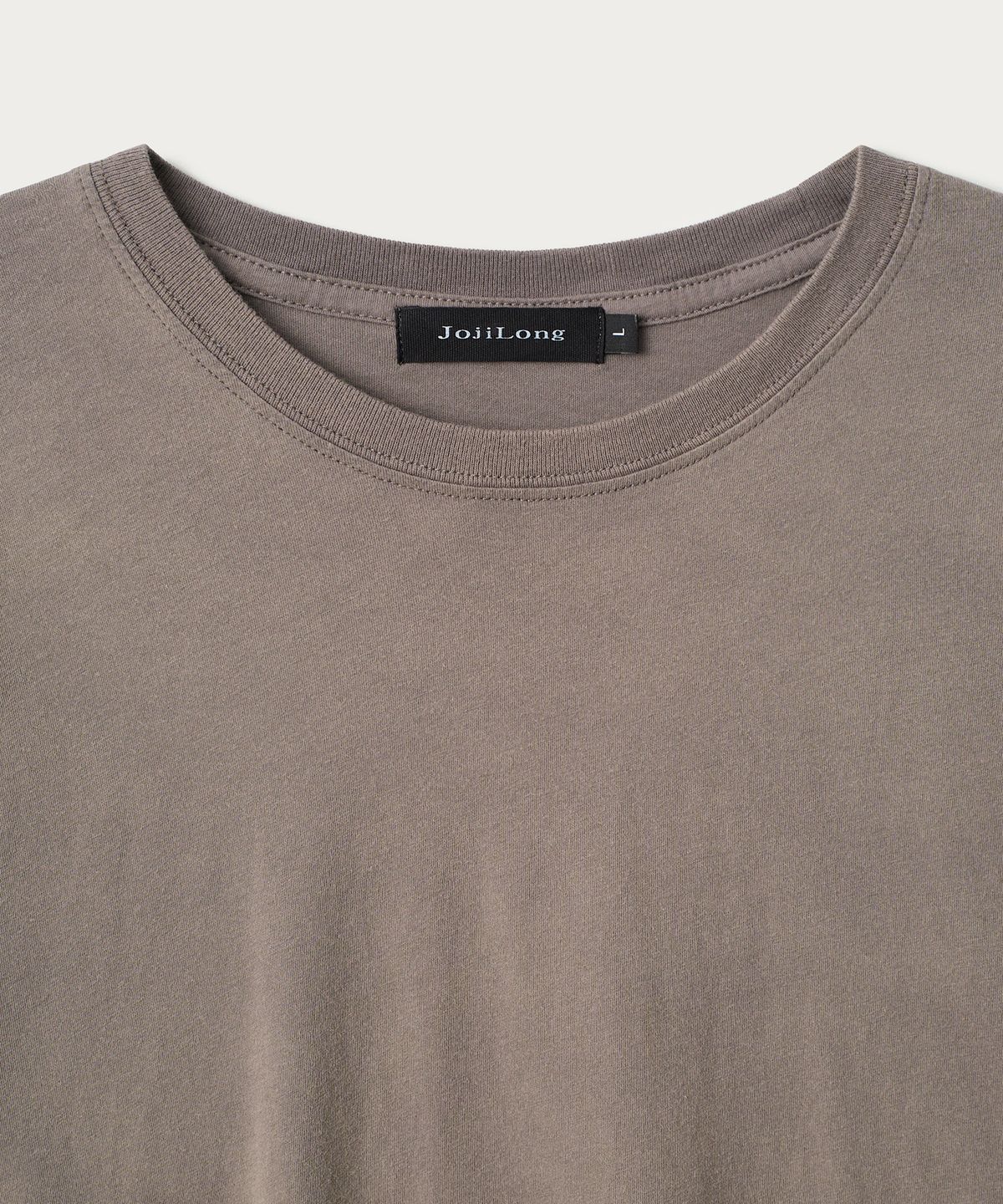 조질롱(JOJILONG) JN106 CLOUD POP T-SHIRT - ASH TAUPE