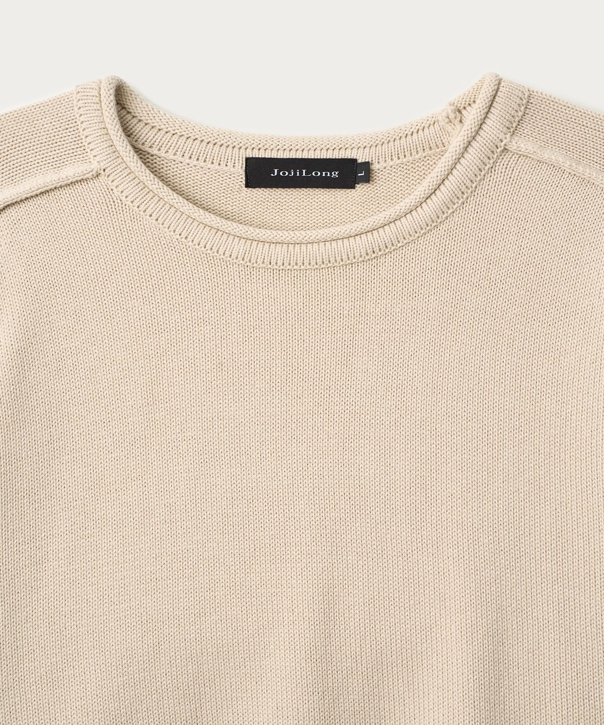 조질롱(JOJILONG) JN210 ESSENTIAL RAGLAN KNIT - BEIGE