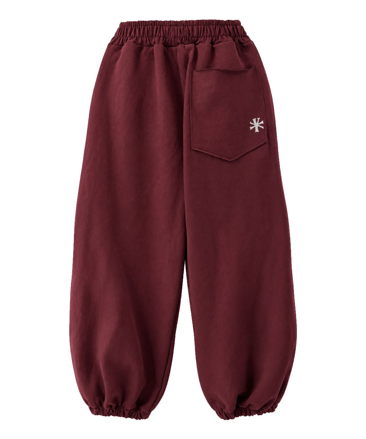 에키오(EKIO) ekio 로고 조거 스웻팬츠 (Burgundy)
