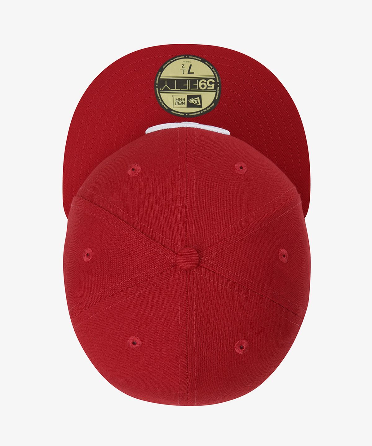 뉴에라(NEW ERA) MLB LA 다저스 베이직 팀 피티드캡 스칼렛 15411794