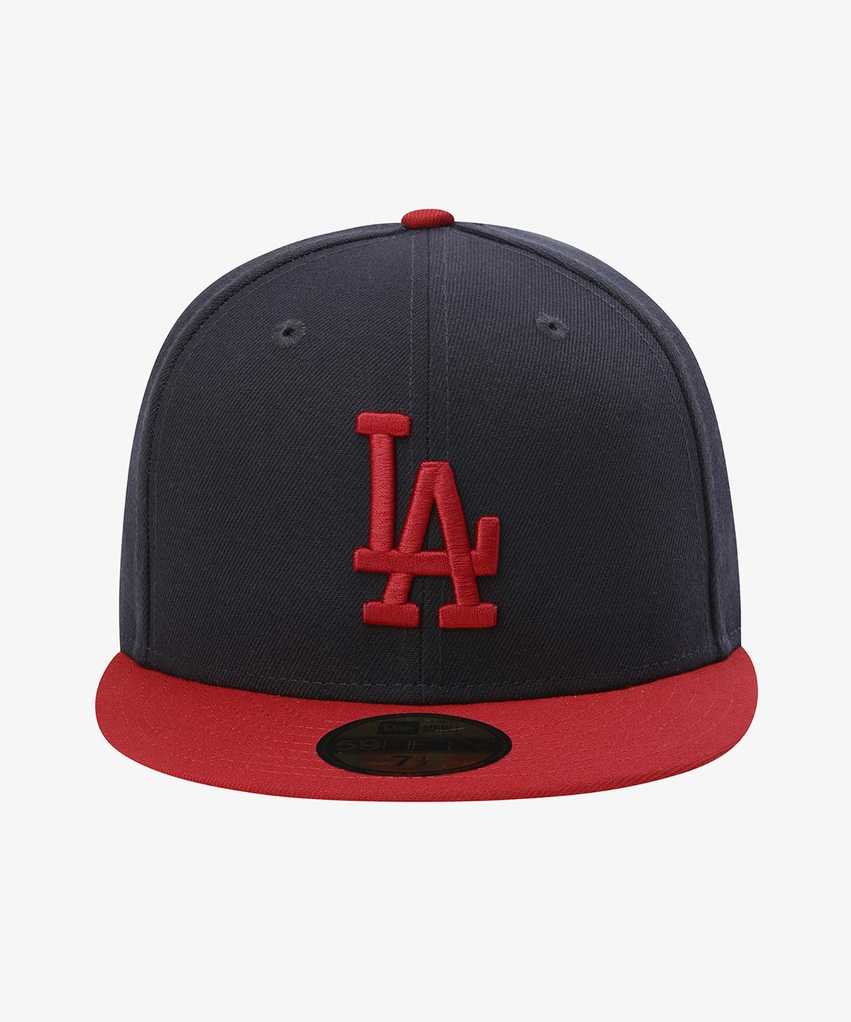 뉴에라(NEW ERA) MLB LA 다저스 투 톤 피티드캡 네이비/스칼렛 15411800