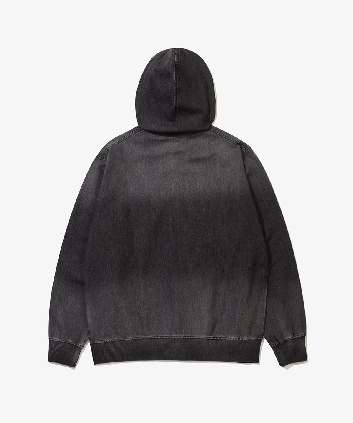 뉴에라(NEW ERA) 스웨트 데님 후드 집업 블랙 15357901