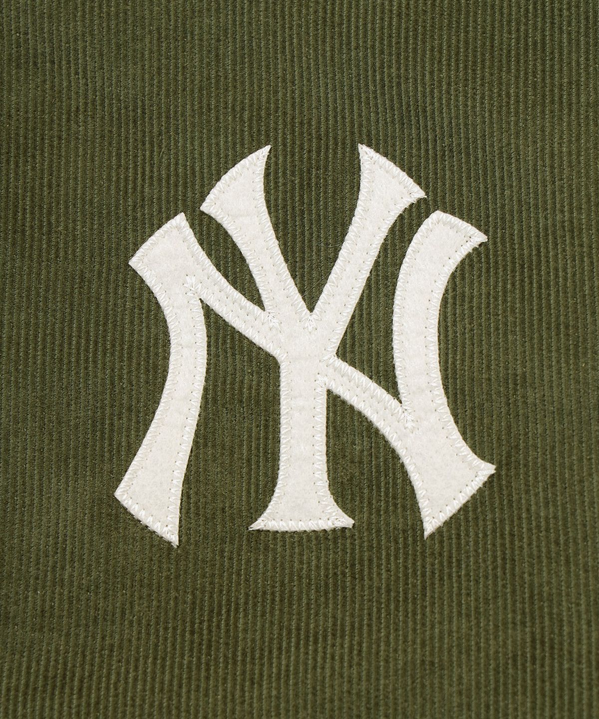 뉴에라(NEW ERA) MLB 뉴욕 양키스 코듀로이 스타디움 재킷 올리브 그린 15390455