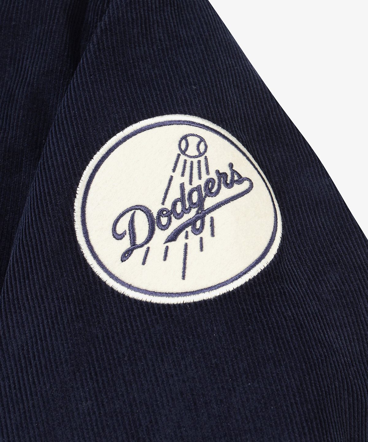 뉴에라(NEW ERA) MLB LA 다저스 코듀로이 스타디움 재킷 네이비 15358007