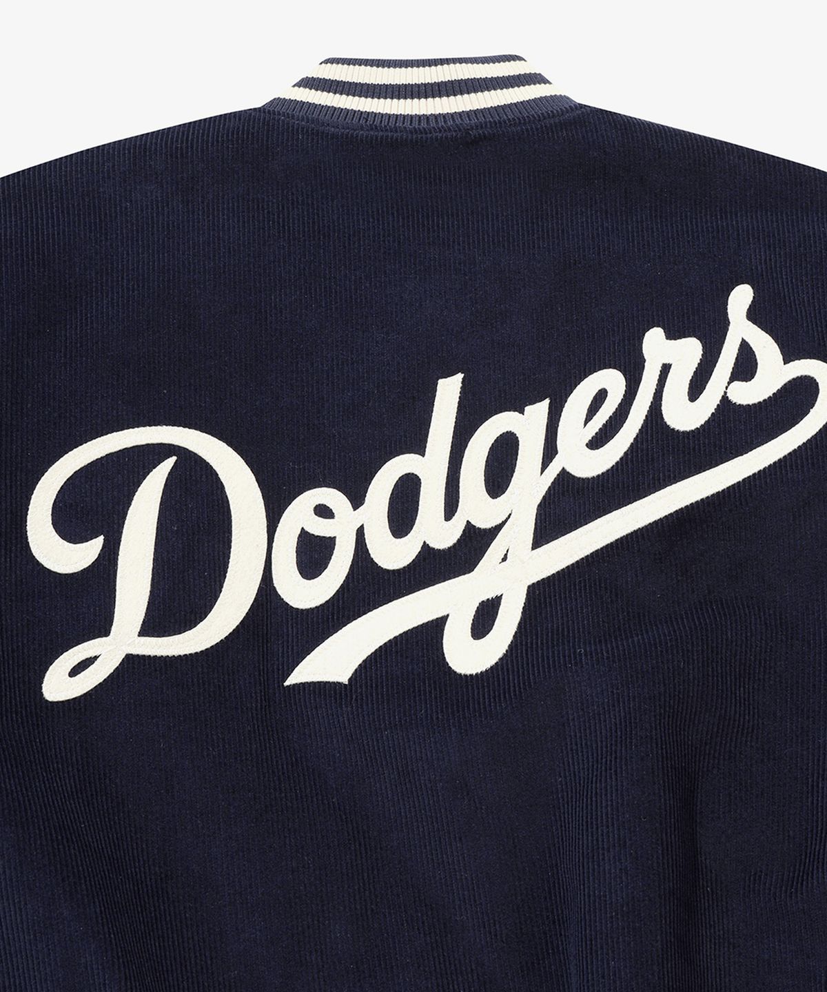 뉴에라(NEW ERA) MLB LA 다저스 코듀로이 스타디움 재킷 네이비 15358007