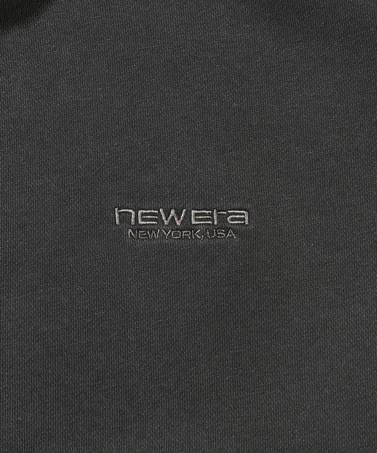 뉴에라(NEW ERA) (기모) 피그먼트 스웨트 집업 차콜 15357922