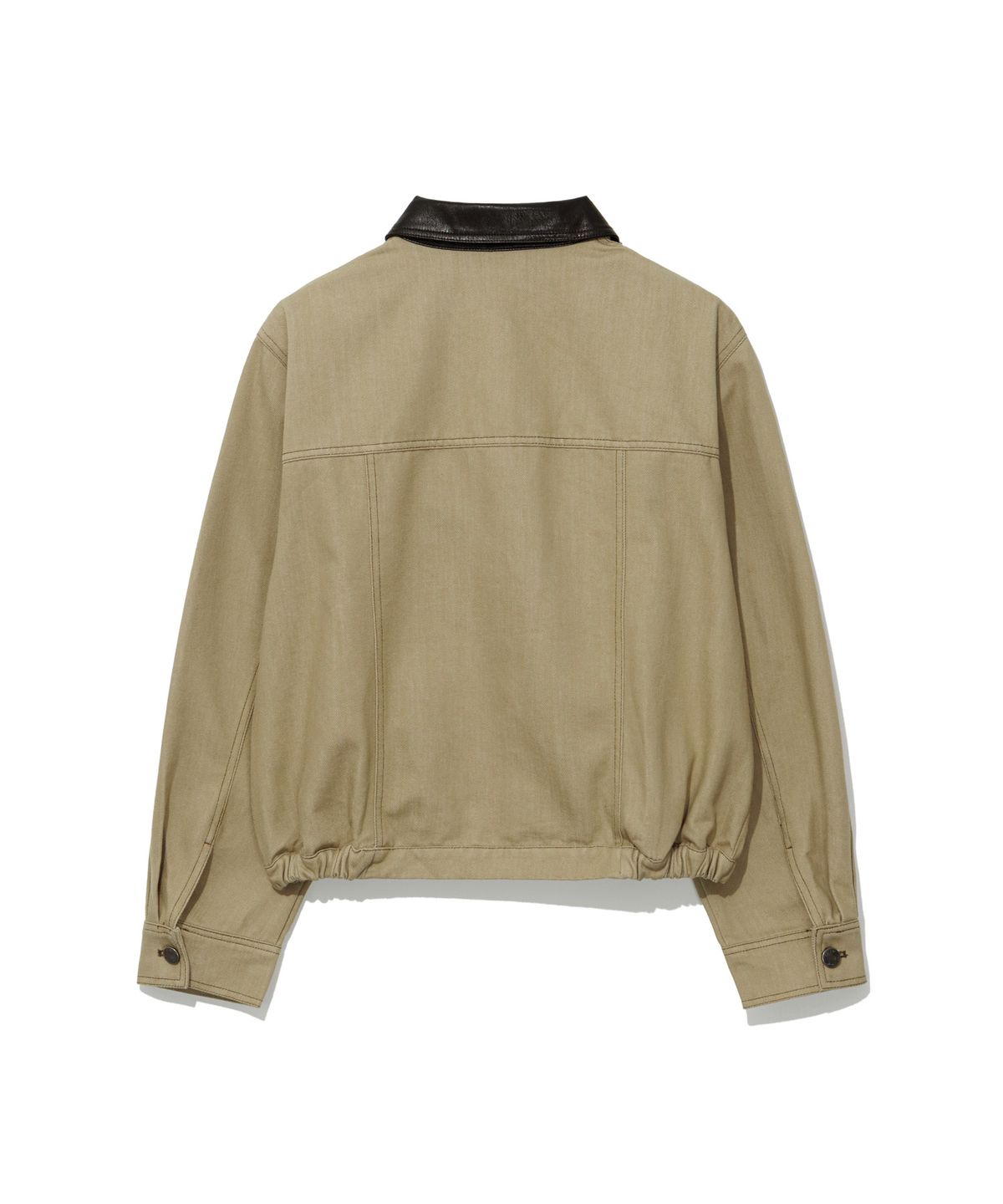 모아(MOAA) Cropped Four-Pocket Cotton Jacket (BEIGE)