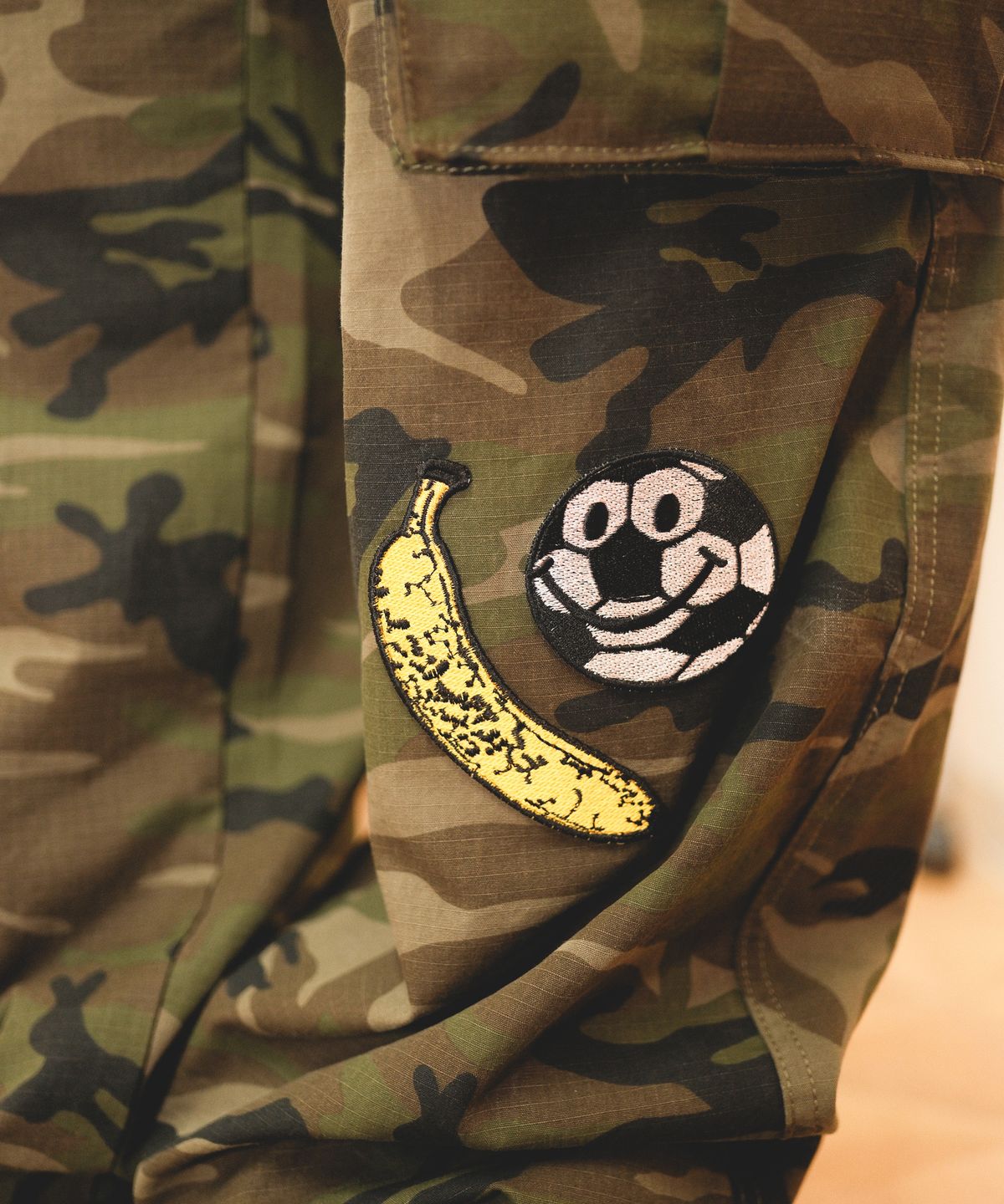 가먼츠팹(GARMENTS FAB) Military Wappen Cargo Pants (KHAKI)