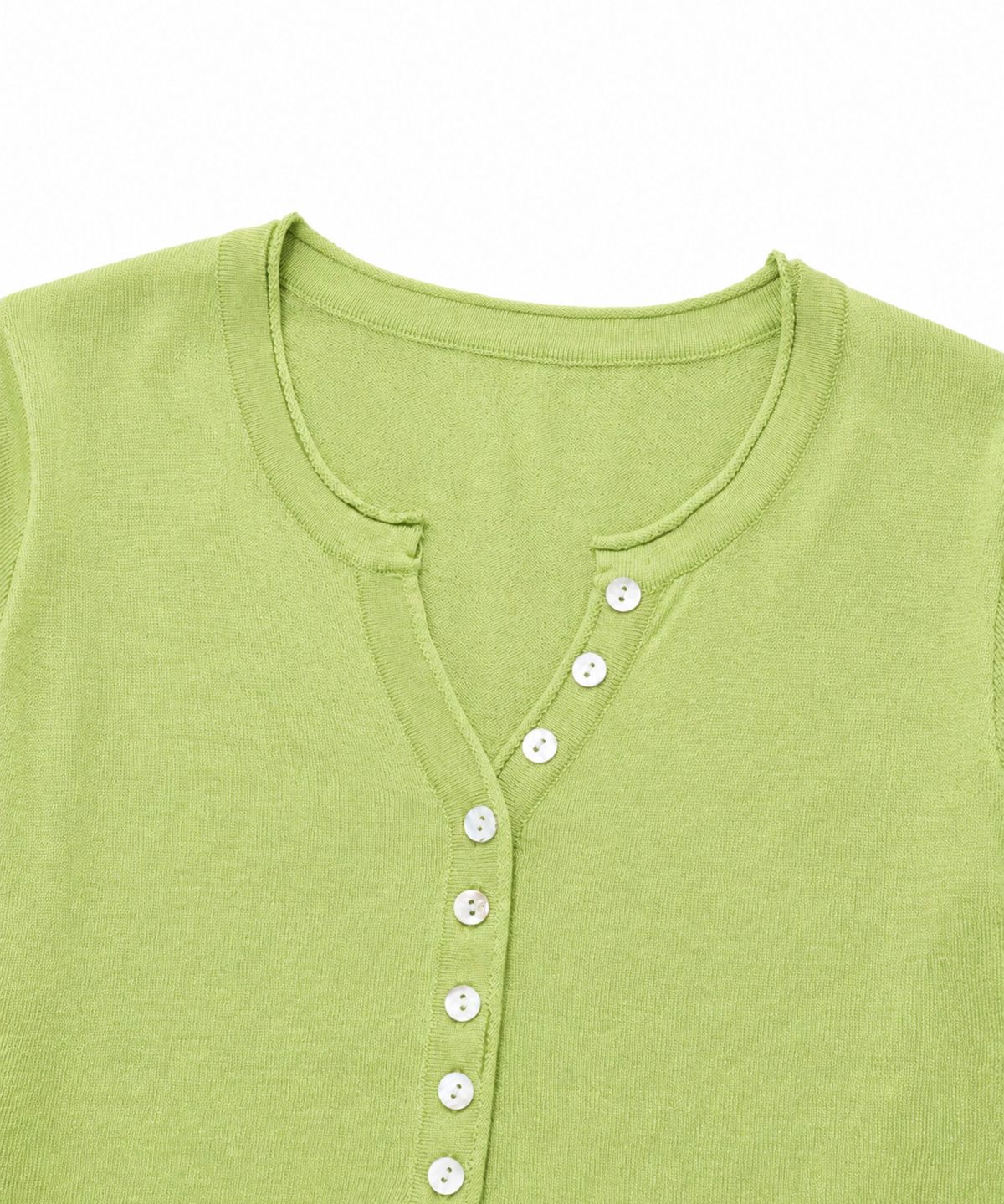 모아(MOAA) Soft Ribbed Button Knit Top 5 color