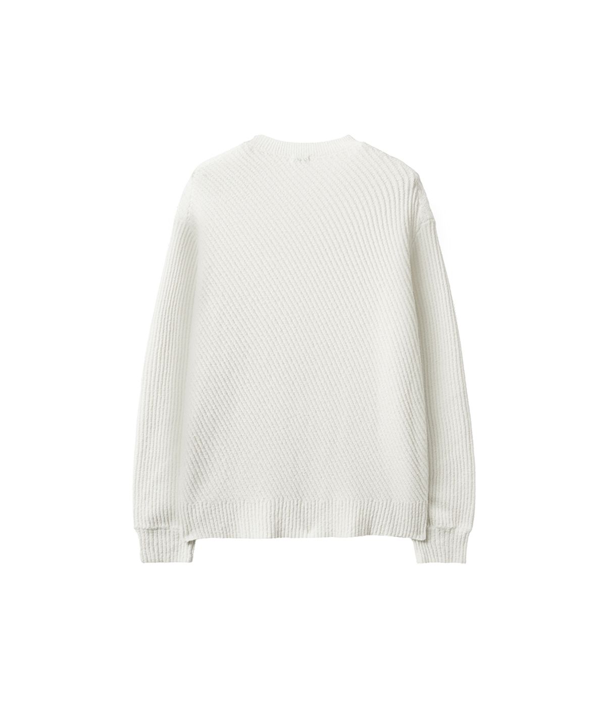 유체 프레타 포르테(YOUCHE PRET A PORTER) SI DIAGONAL RIB KNIT Ecru