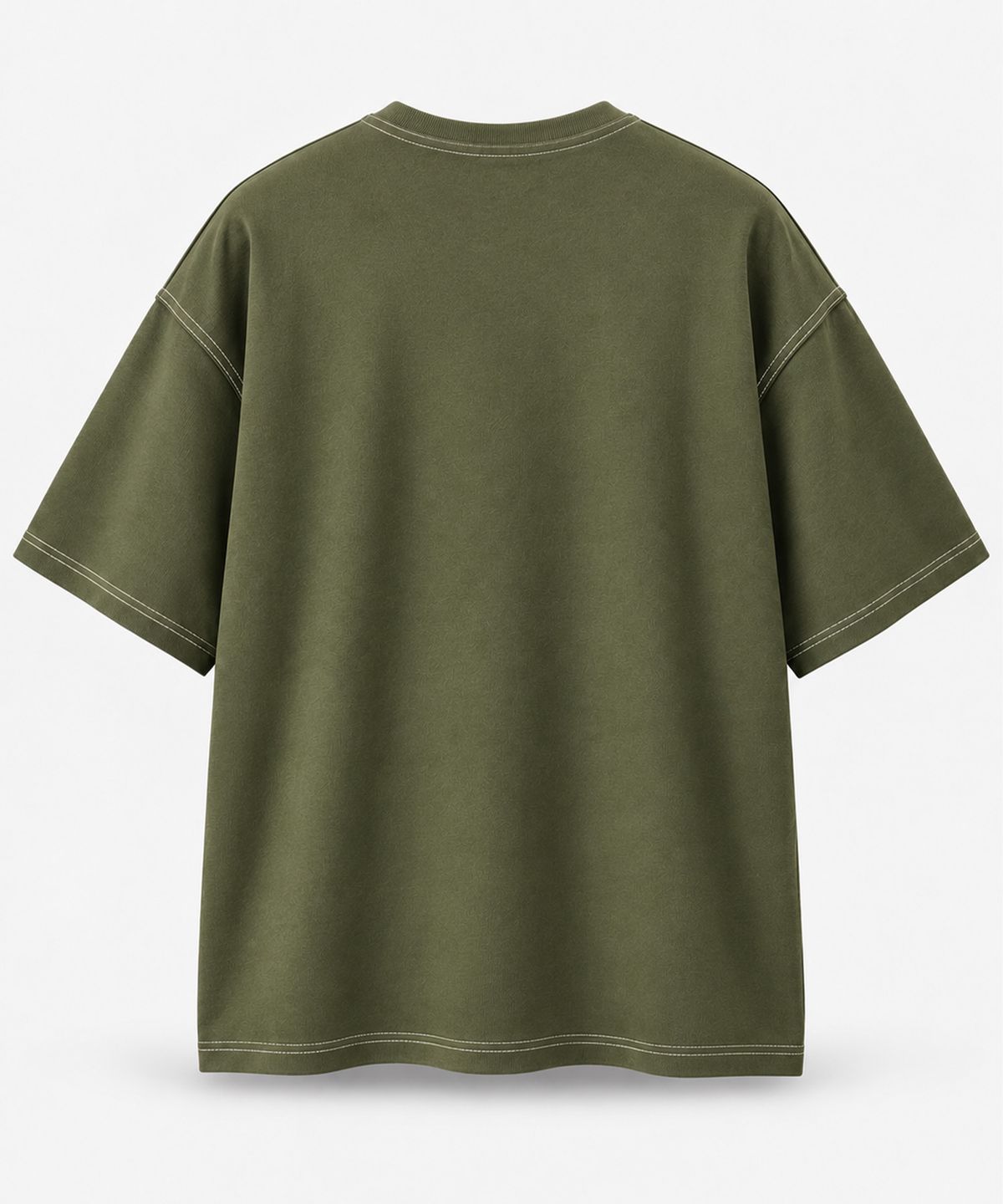 씨알티원(CRTONE) CRTONE 시그니처 V2 오버핏 반팔(카키)