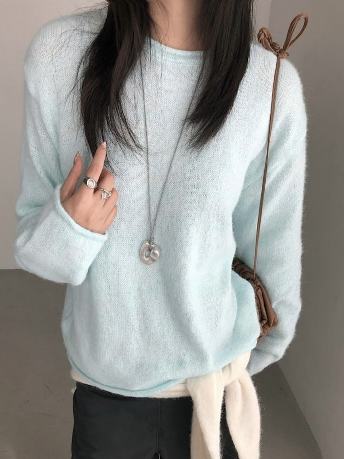 아포엠(APOEM) Soft Roll Mohair Knit (4C)
