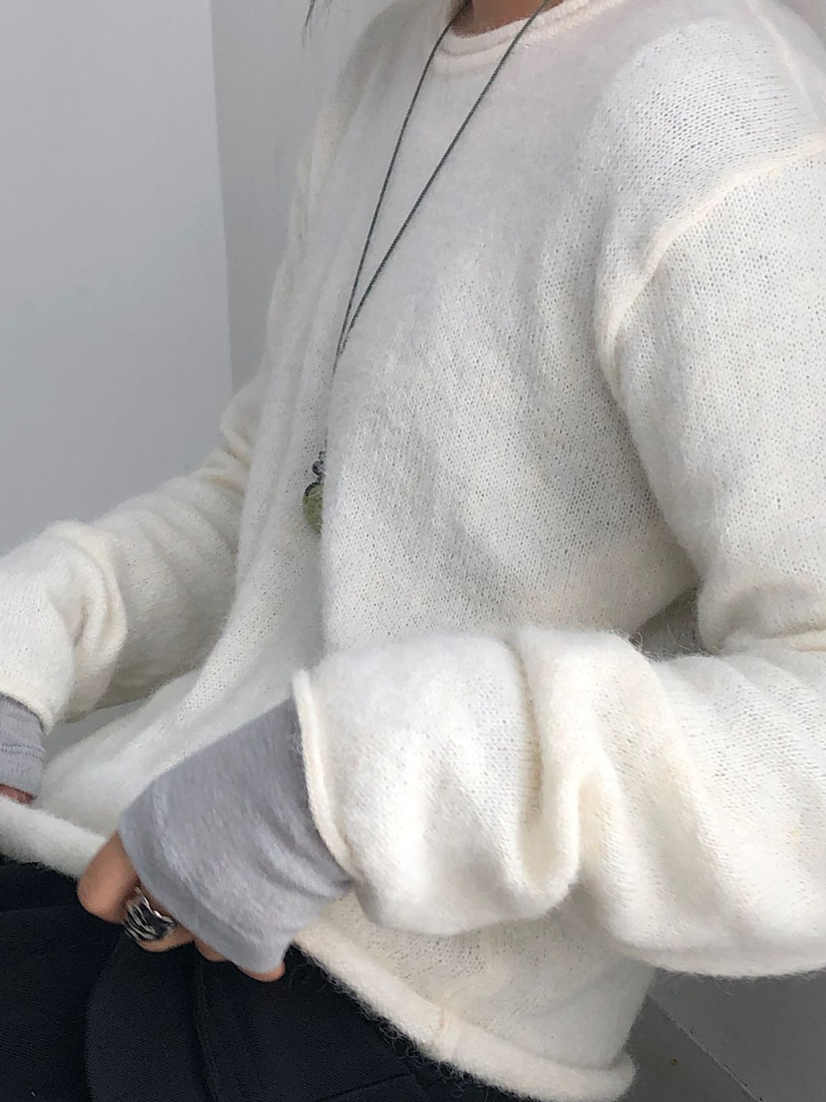 아포엠(APOEM) Soft Roll Mohair Knit (4C)