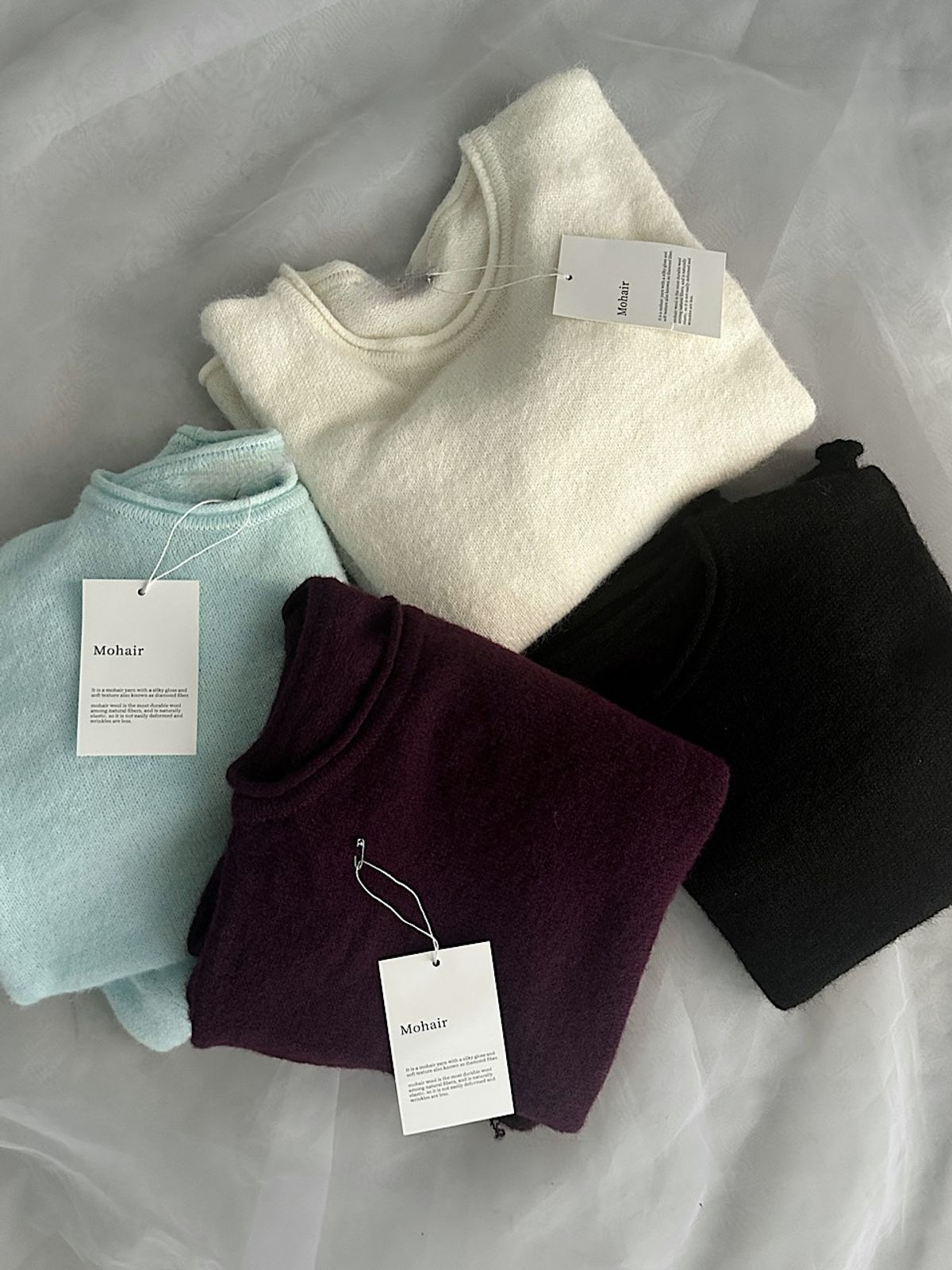 아포엠(APOEM) Soft Roll Mohair Knit (4C)
