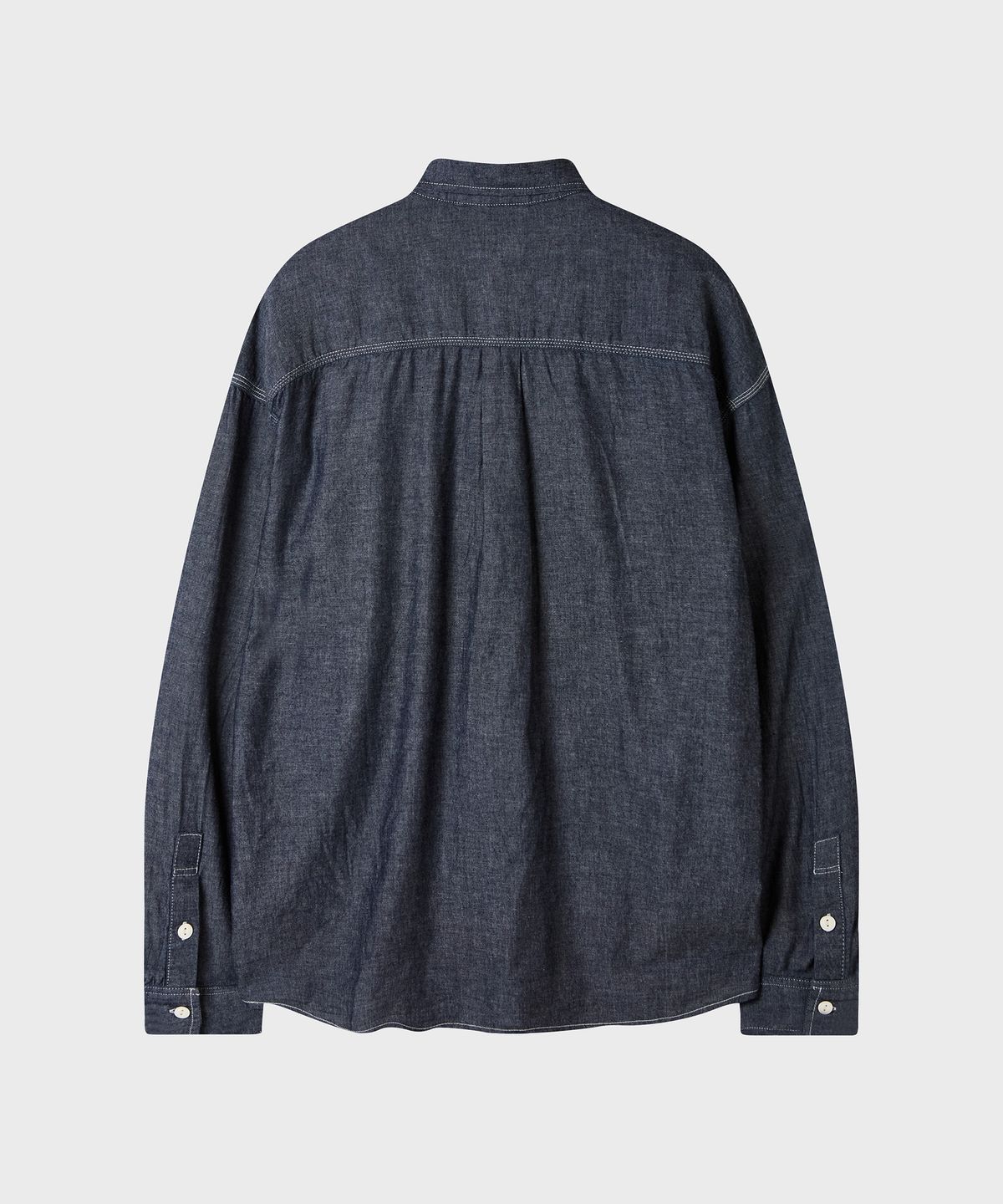 후아유(WHO.A.U) Chambray Loose Fit Shirt / WHYJG4992U