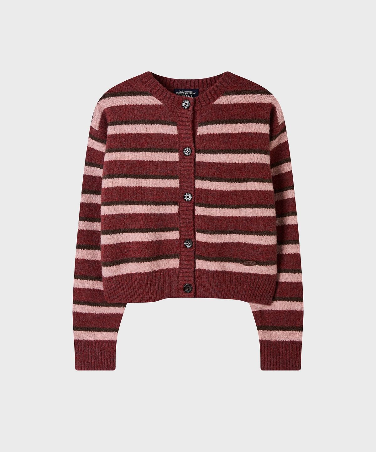 후아유(WHO.A.U) Bokasi Stripe Cardigan / WHCKG4T24F