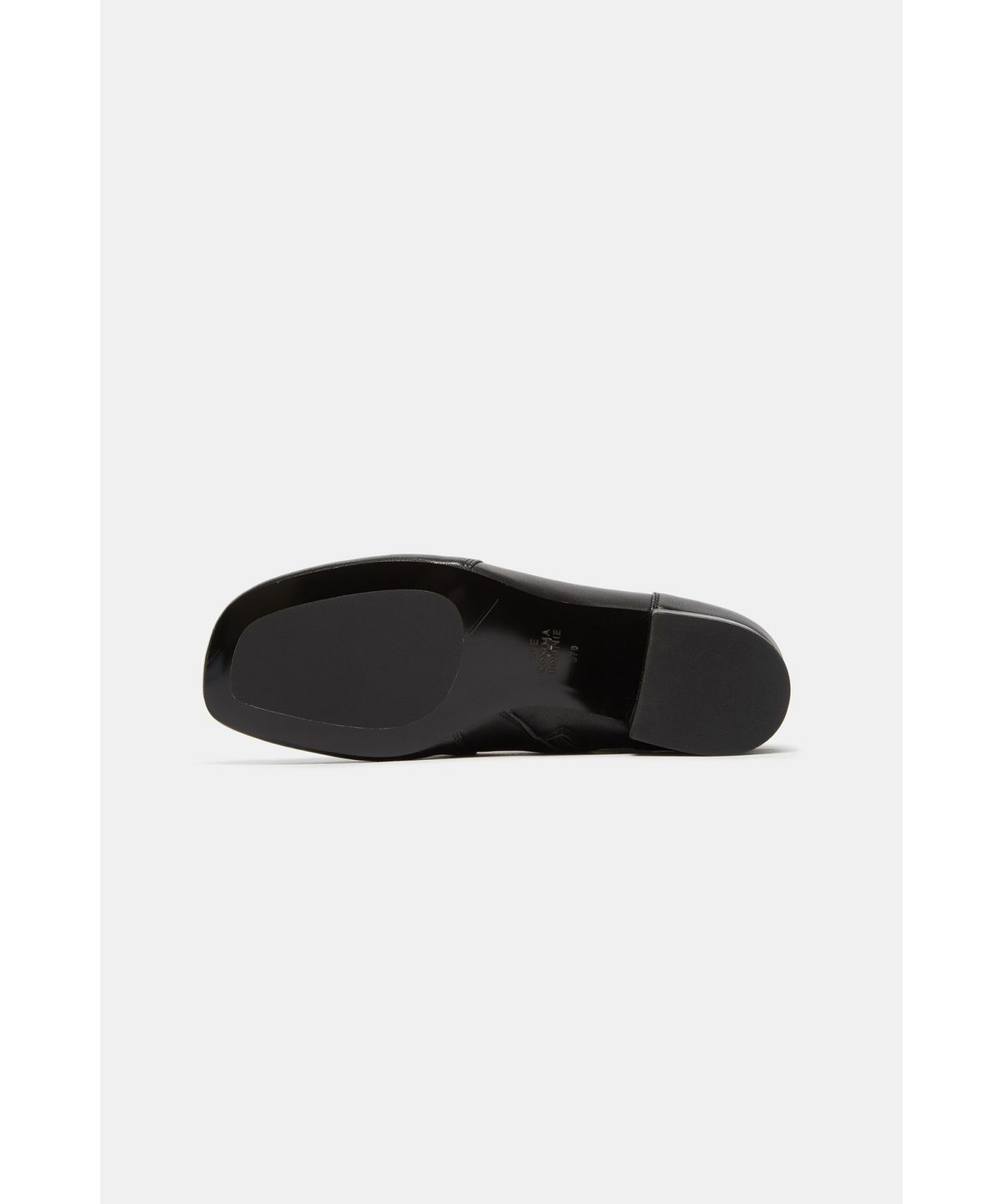 슈콤마보니(SUECOMMA BONNIE) Square toe stretch sock ankle boots(black)_DG3CW26505BLK
