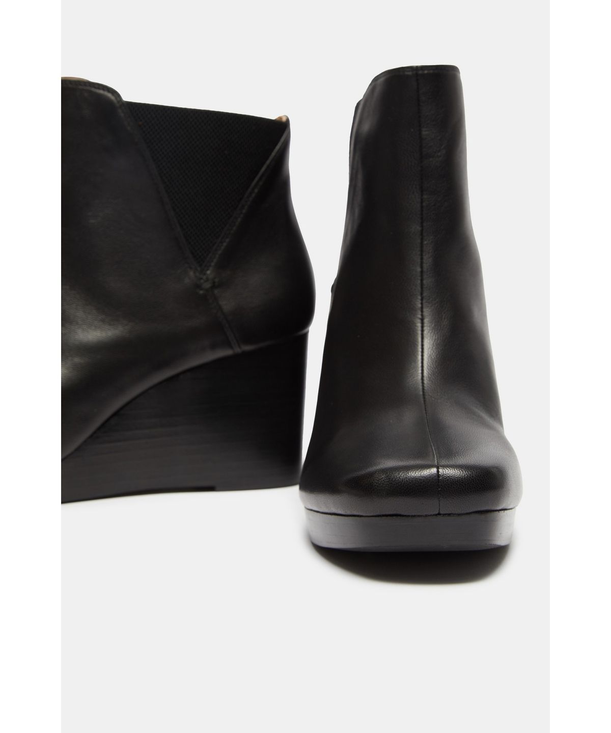 슈콤마보니(SUECOMMA BONNIE) Side banding wedge heel ankle boots(black)_DG3CW26504BLK