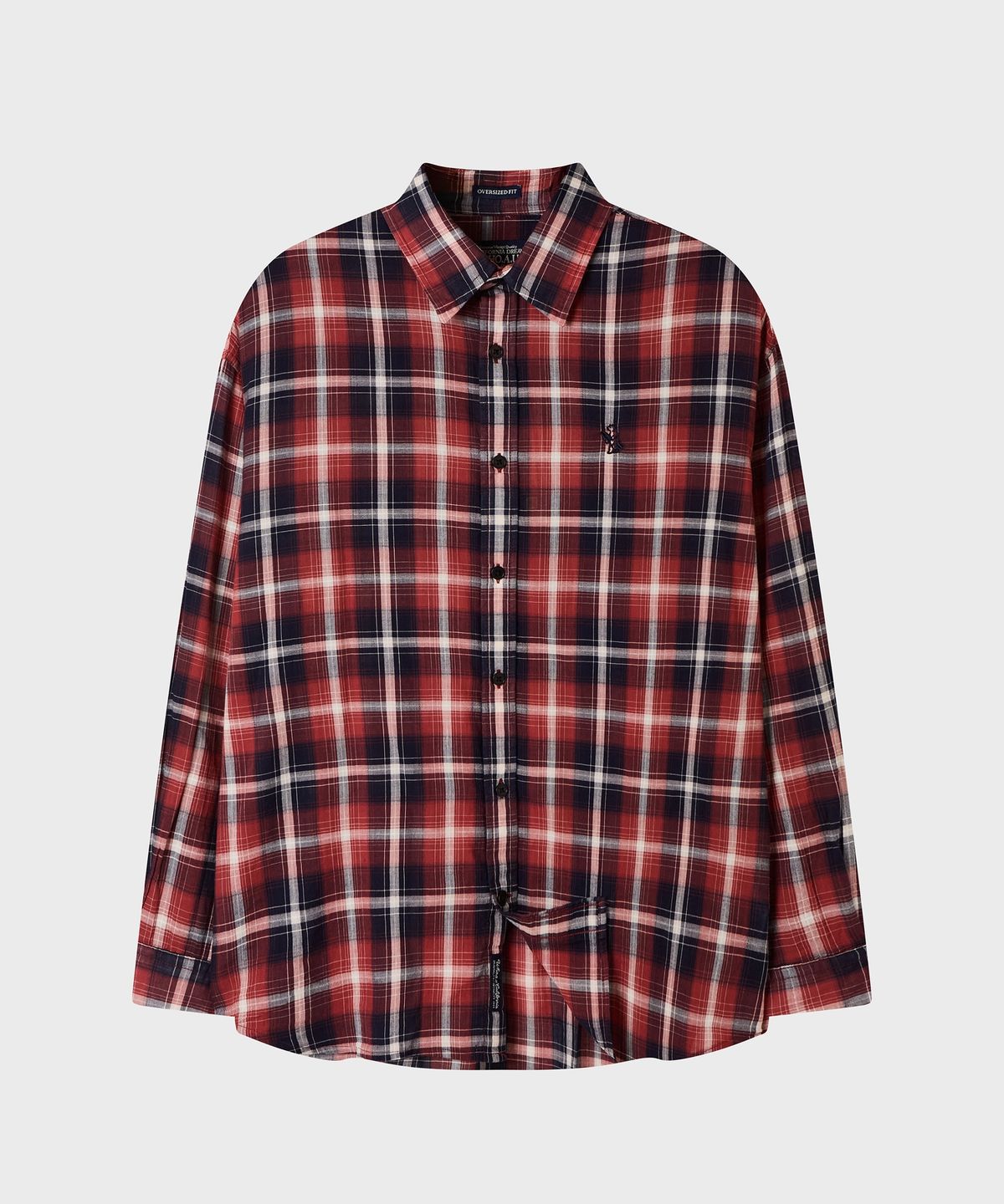후아유(WHO.A.U) Loose fit Check Shirts (F) / WHYCG4921F